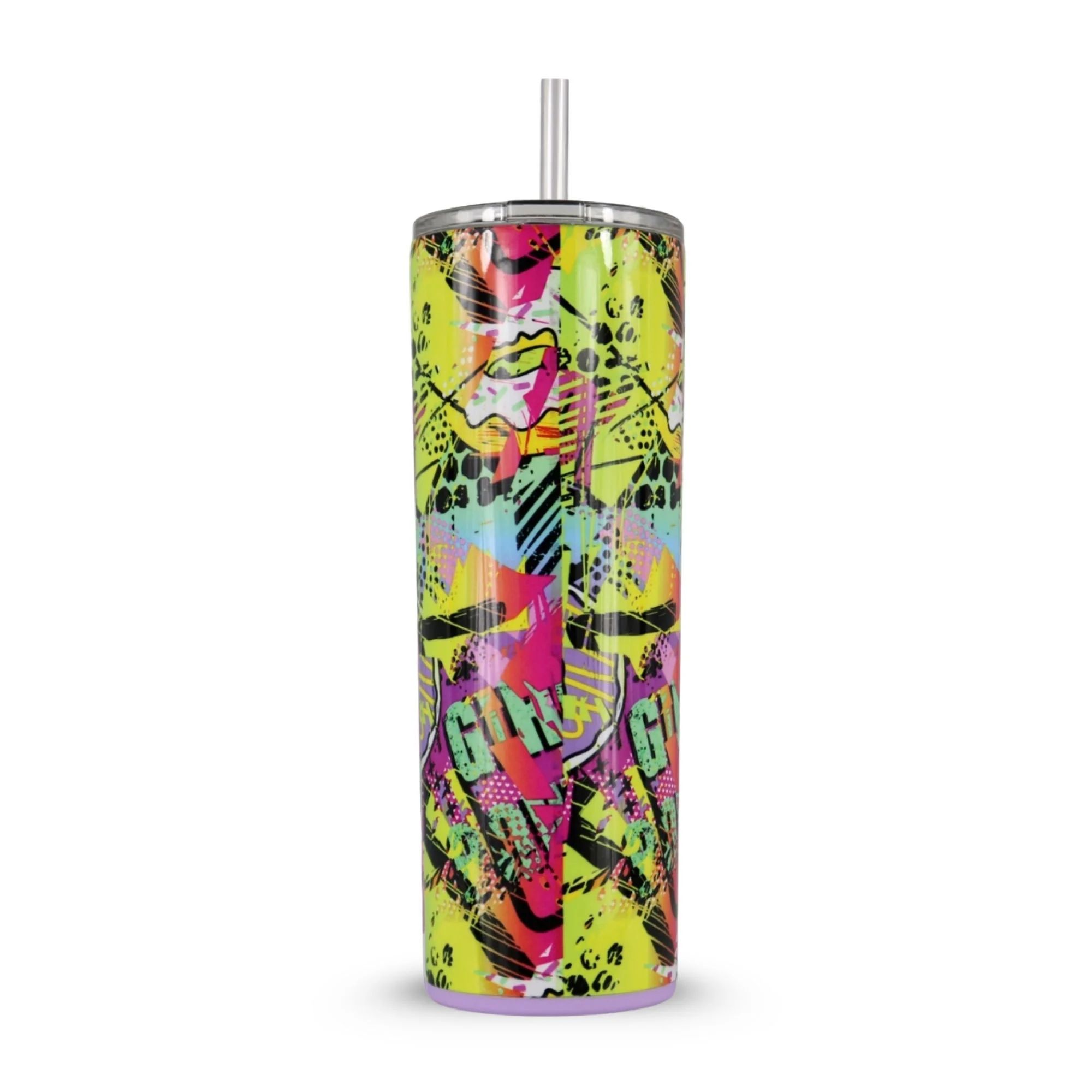 20oz Insulated Skinny Tumbler with Push Down Lid - Image 2