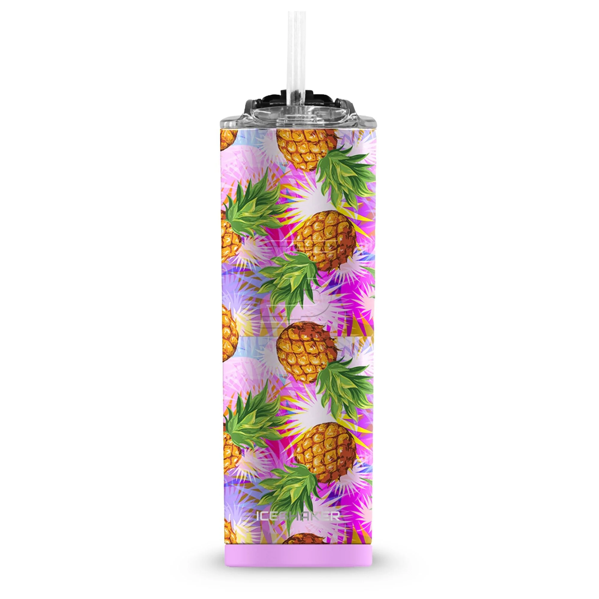 20oz Skinny Tumbler - Tropical Pineapple - Image 4
