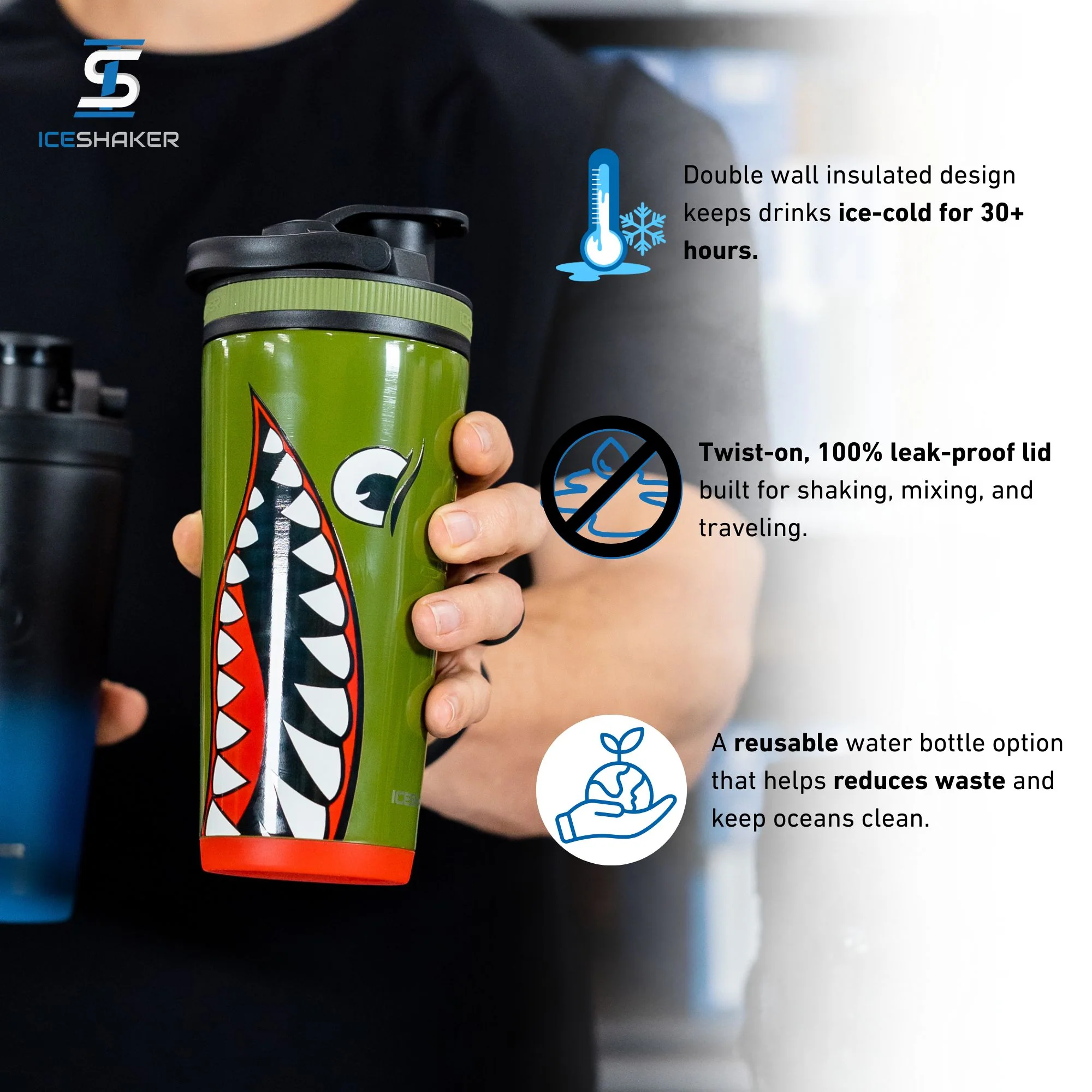 26oz Ice Shaker - Bomber - Image 3