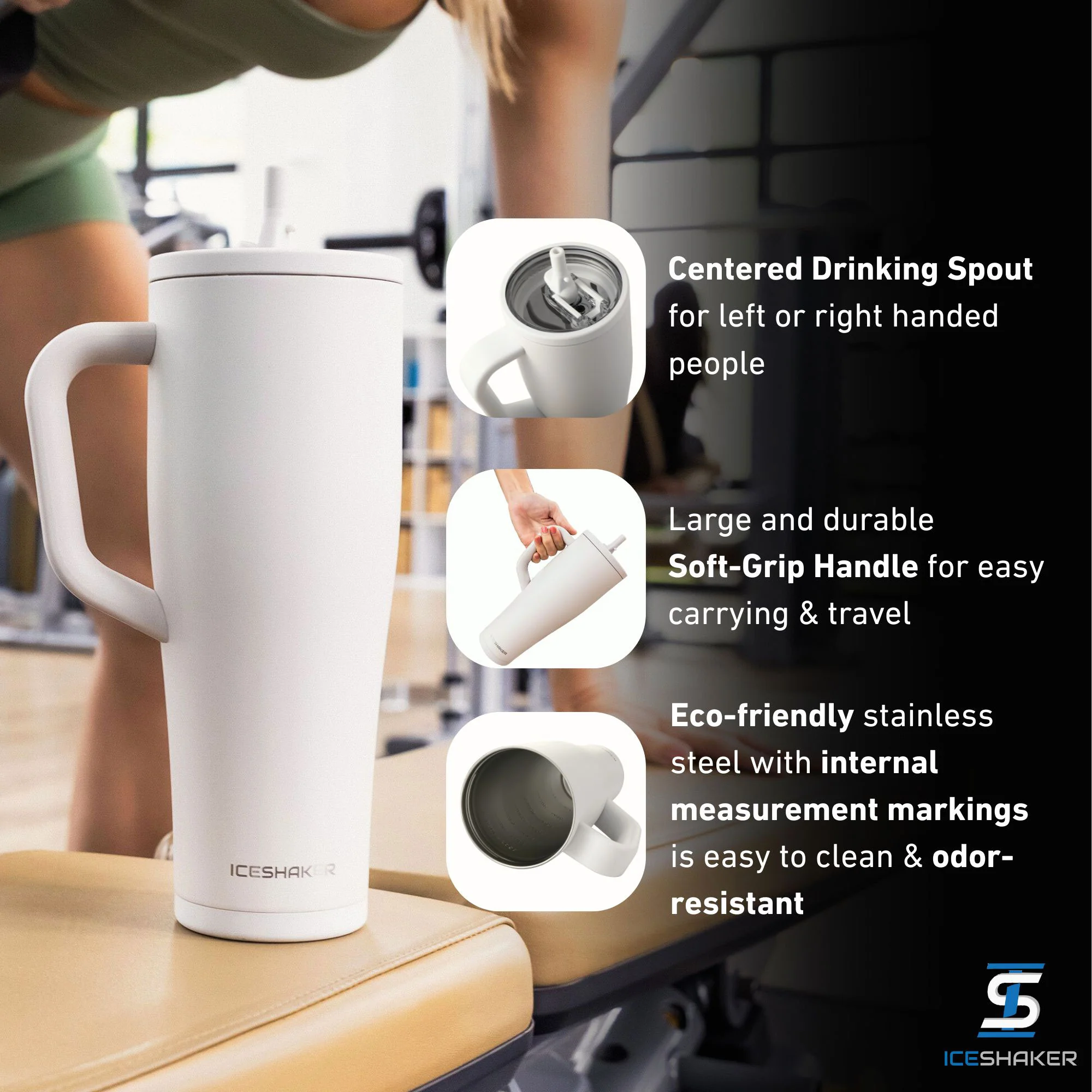 32oz Legend Series Shaker Bottle - Sandy Beach - Image 4