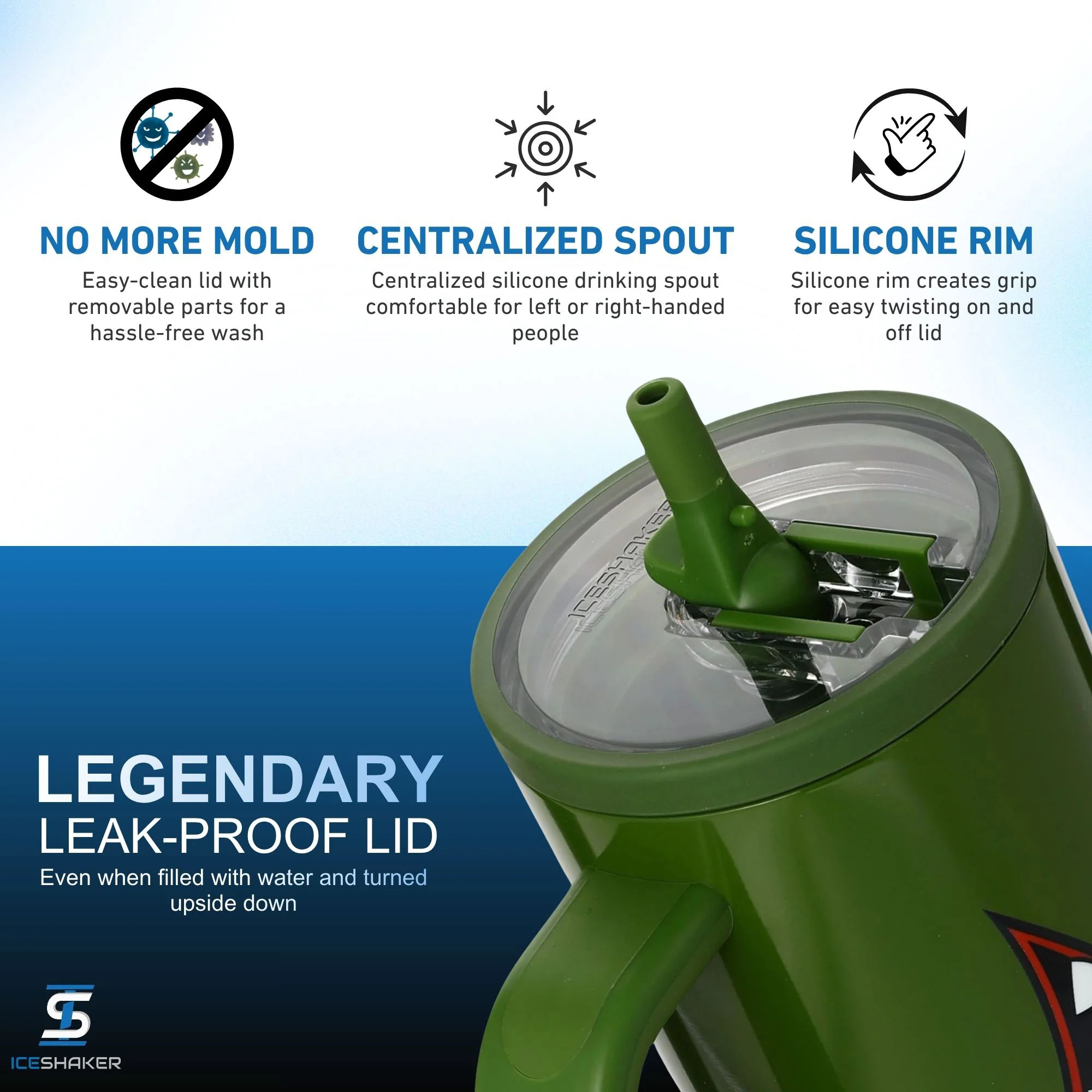 40oz Legend Series Shaker Bottle - Bomber - Image 3