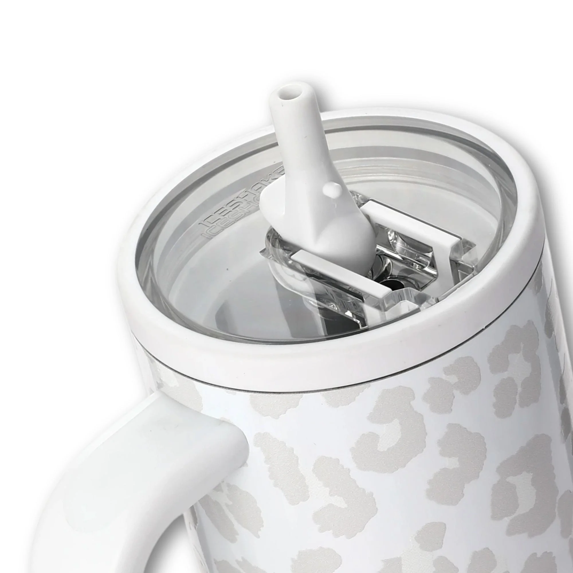 40oz Legend Series Shaker Bottle - White Leopard - Image 2