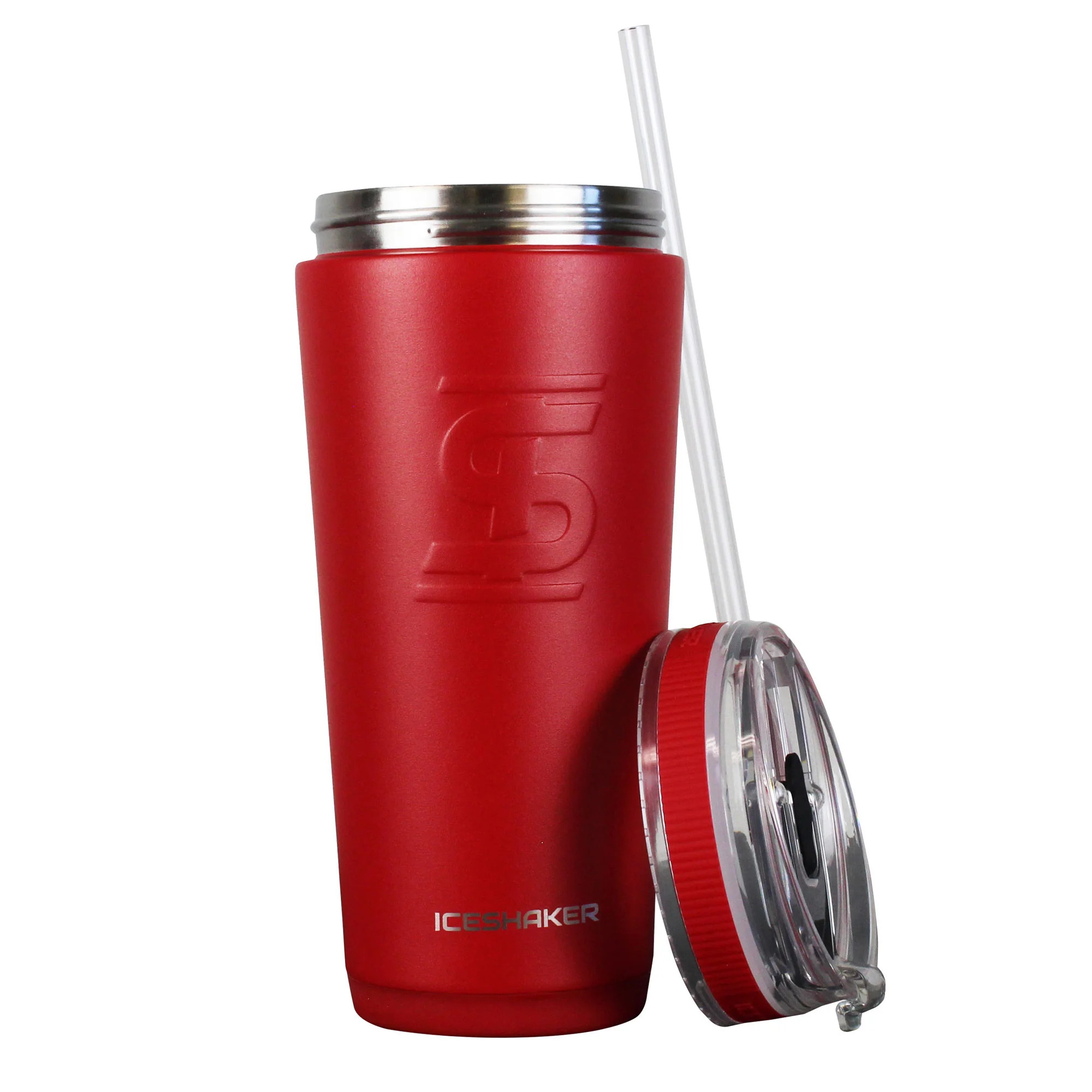 8x8 Custom 26oz Flex Bottle - Red - Image 4