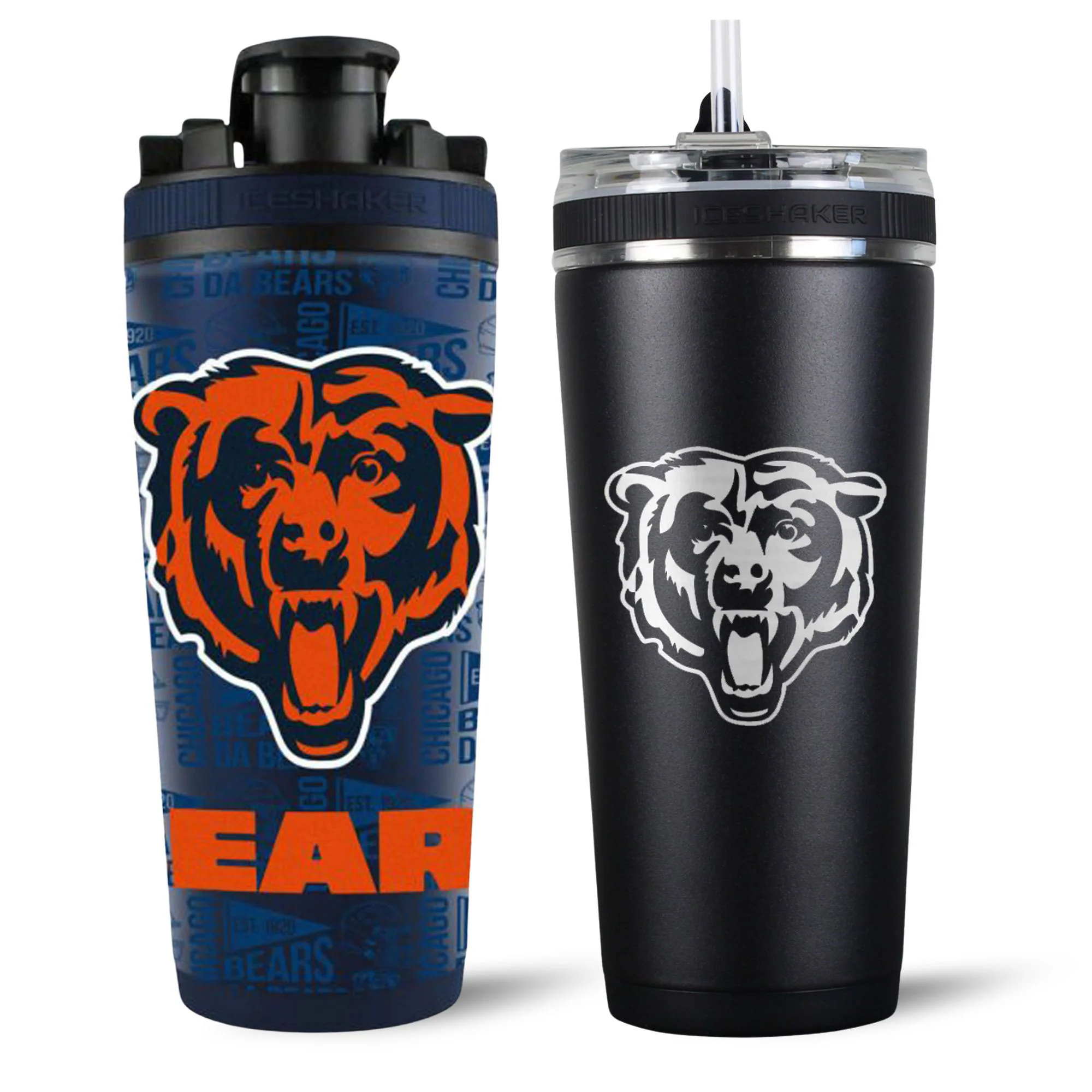 Chicago Bears 4D Shaker & Flex Bottle Bundle - Image 3