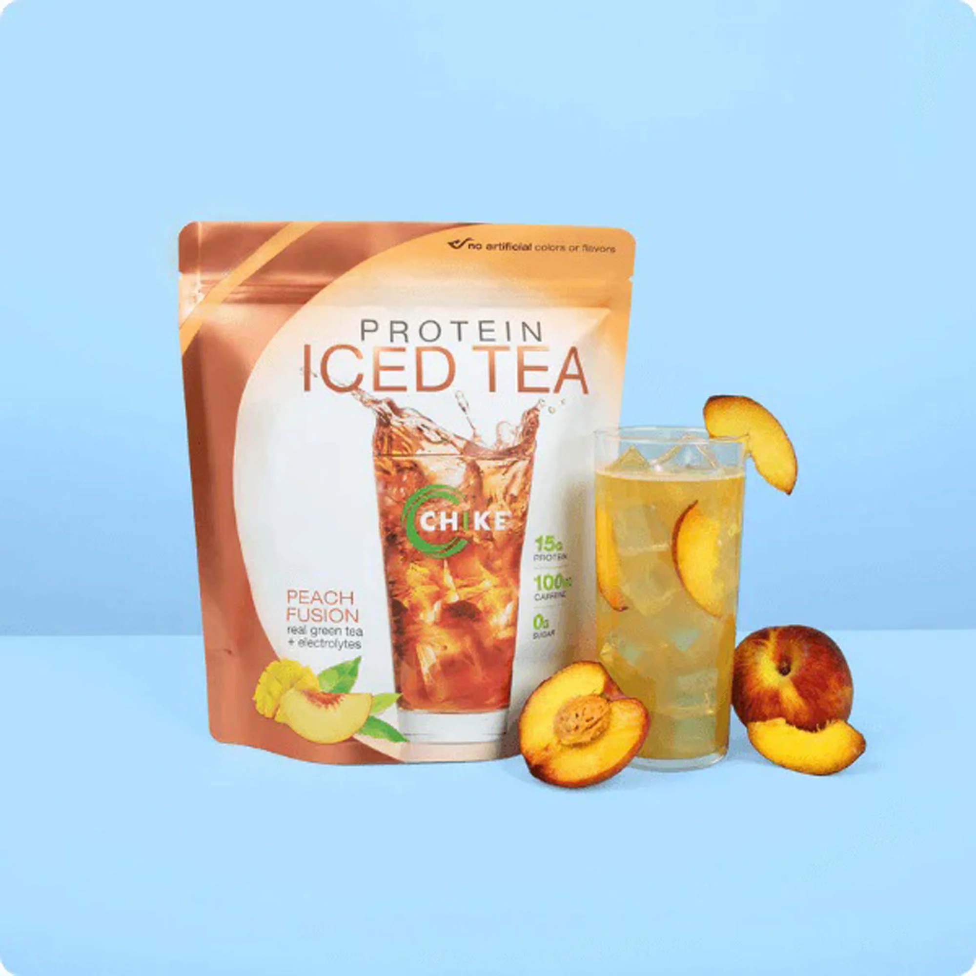 Chike Peach Fusion Protein Iced Tea - Image 3