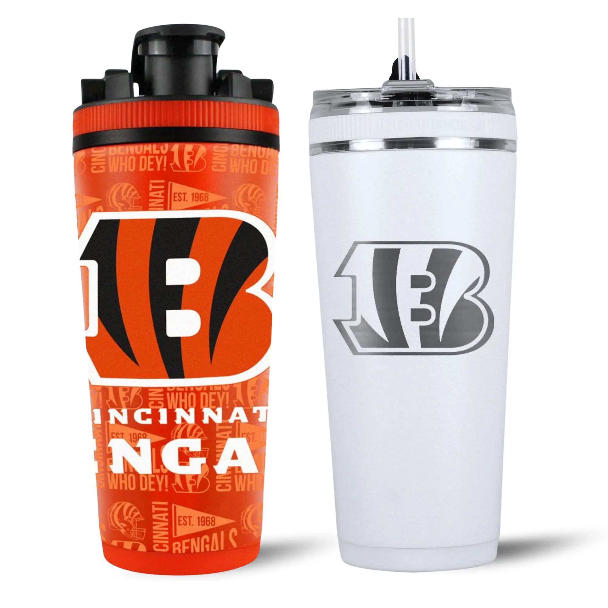 Cincinnati Bengals 4D Shaker & Flex Bottle Bundle - Image 2