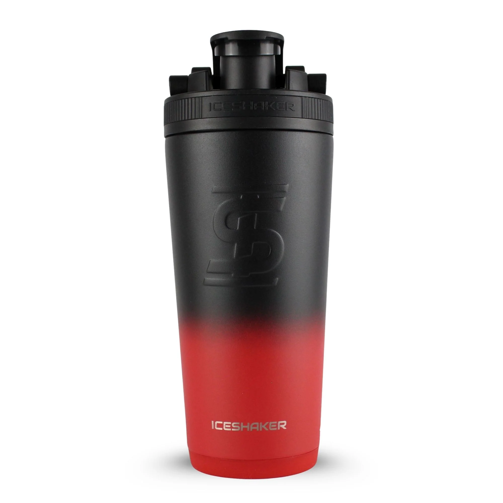 26oz Ice Shaker - Red Black Ombre - Image 4