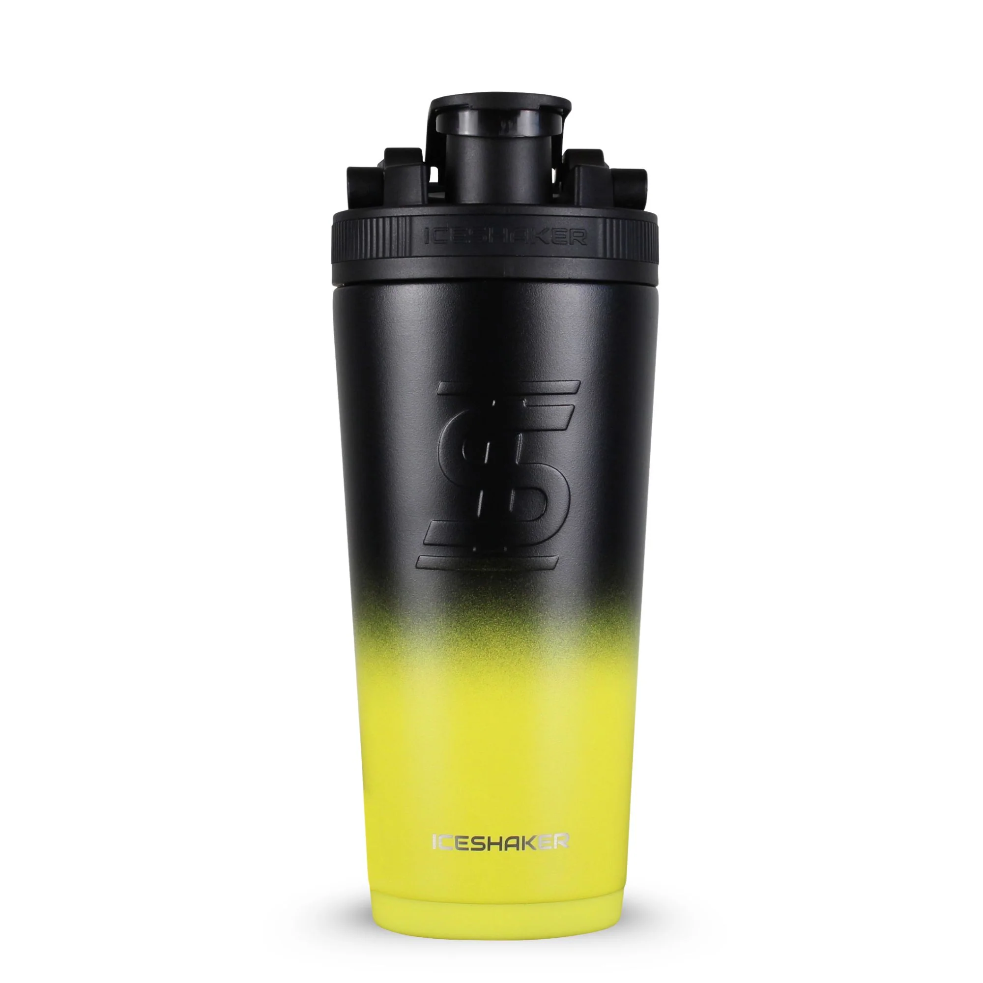 26oz Ice Shaker - Yellow Black Ombre - Image 4