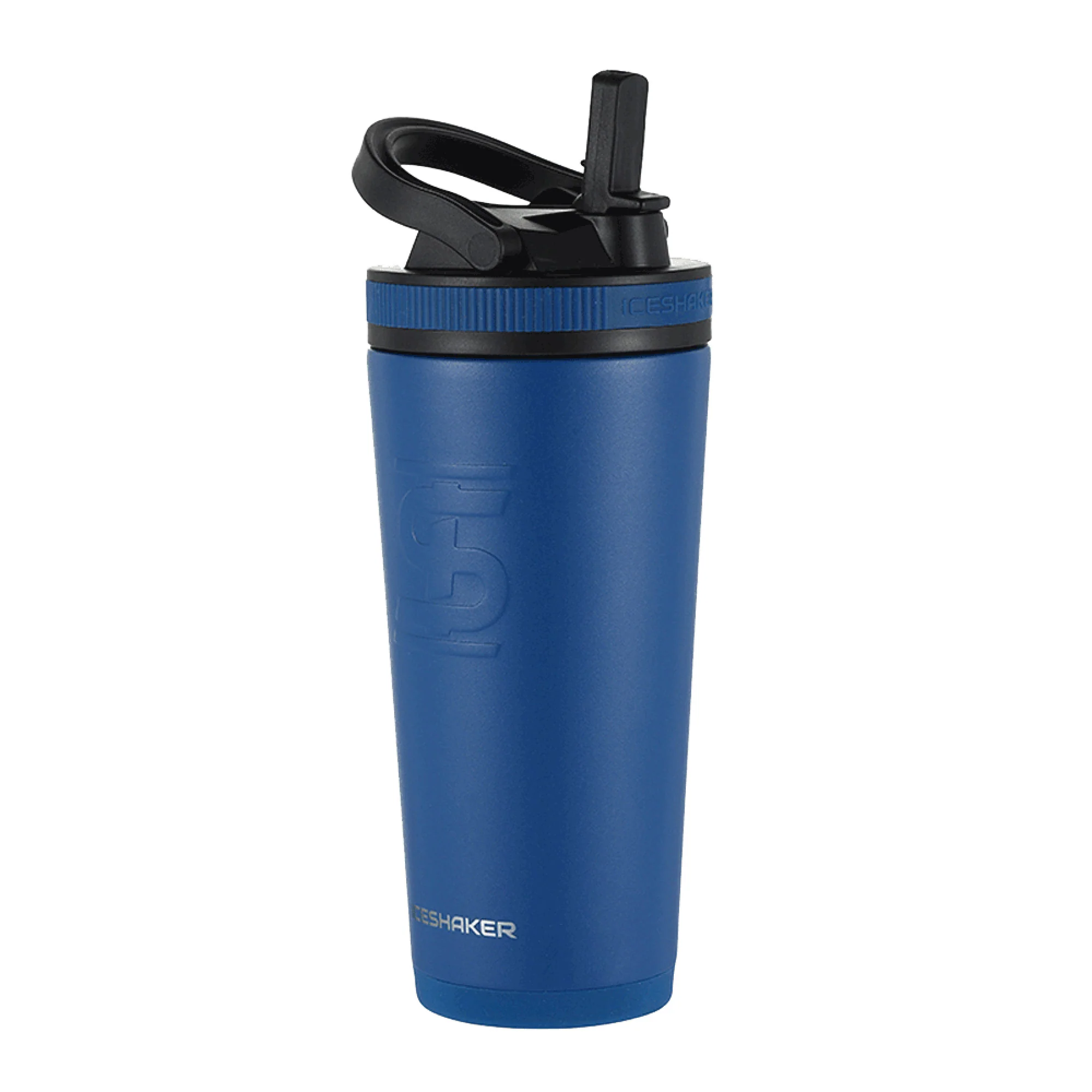 Custom Fastpitch Lightning Softball 26oz Sport Bottle - Navy - Image 2