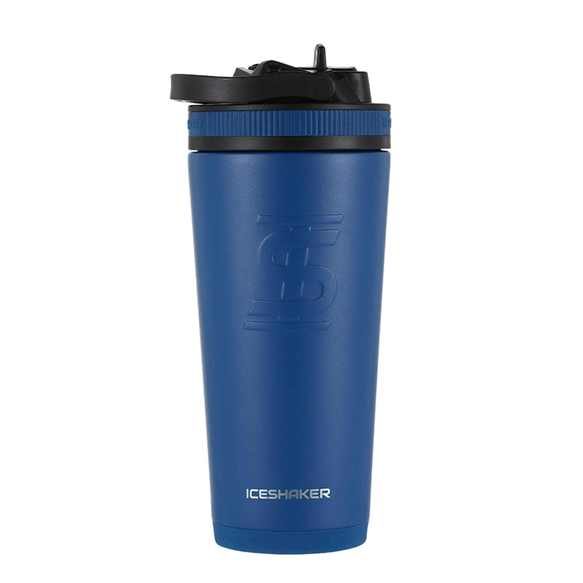 Custom Fastpitch Lightning Softball 26oz Sport Bottle - Navy - Image 3