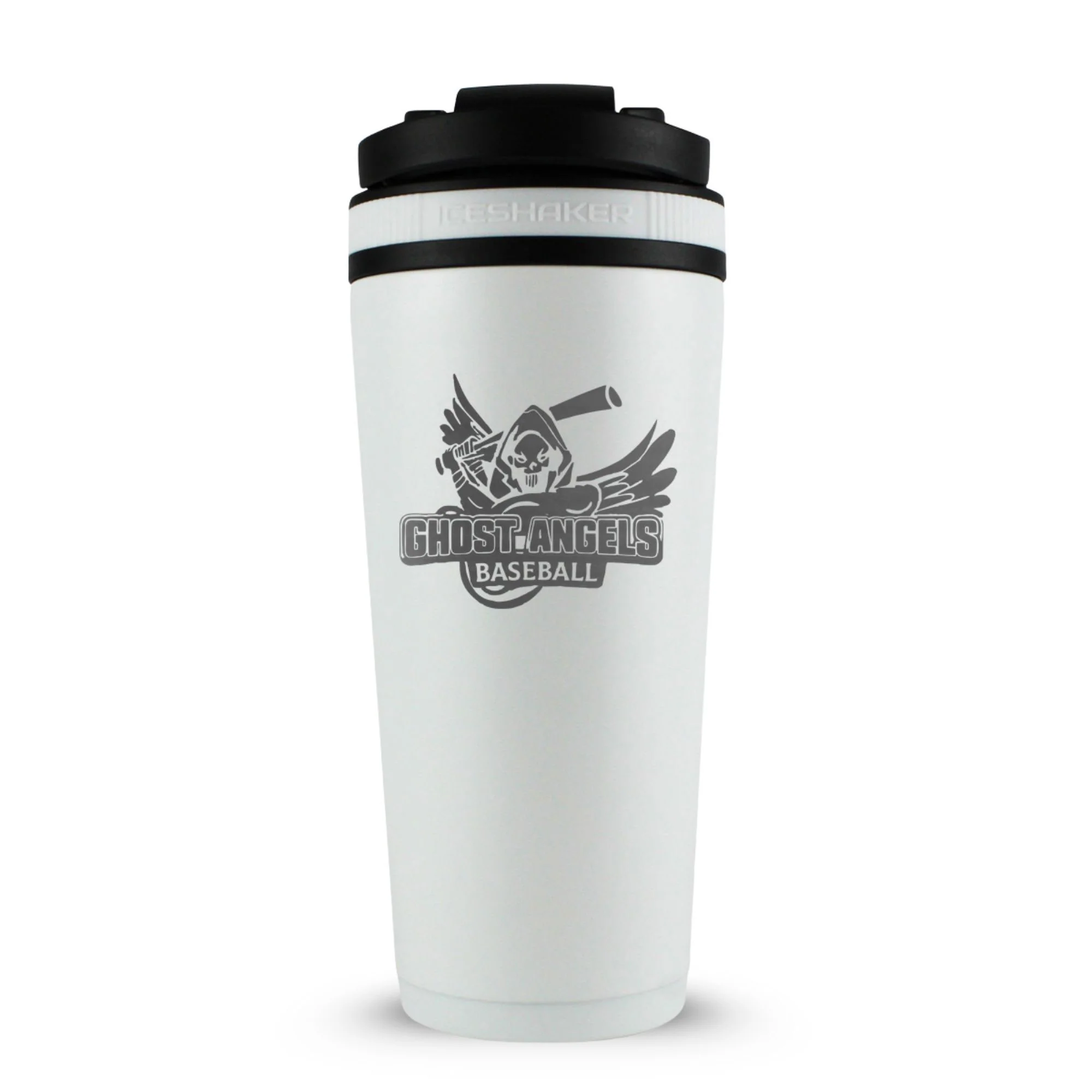 Custom Ghost Angels Baseball 26oz Ice Shaker - Image 15