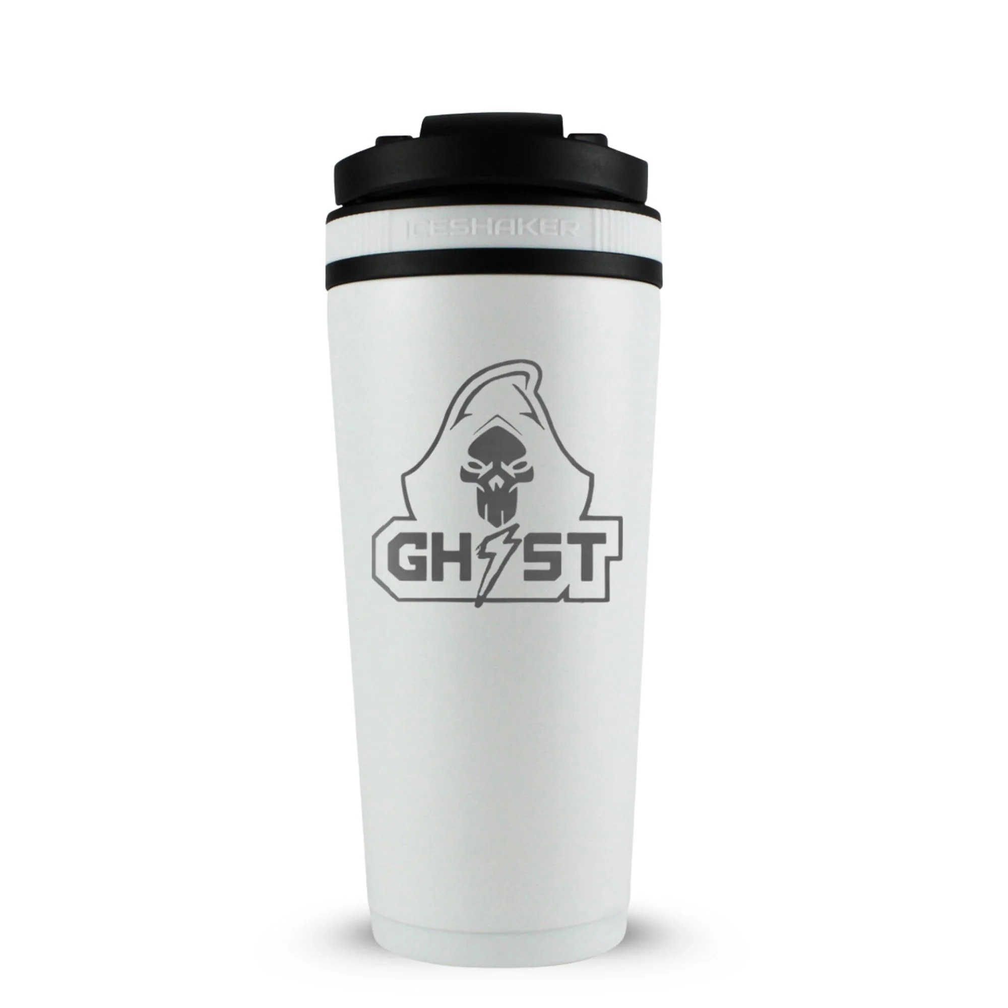 Custom Ghost Lightning Baseball 26oz Ice Shaker - Image 8
