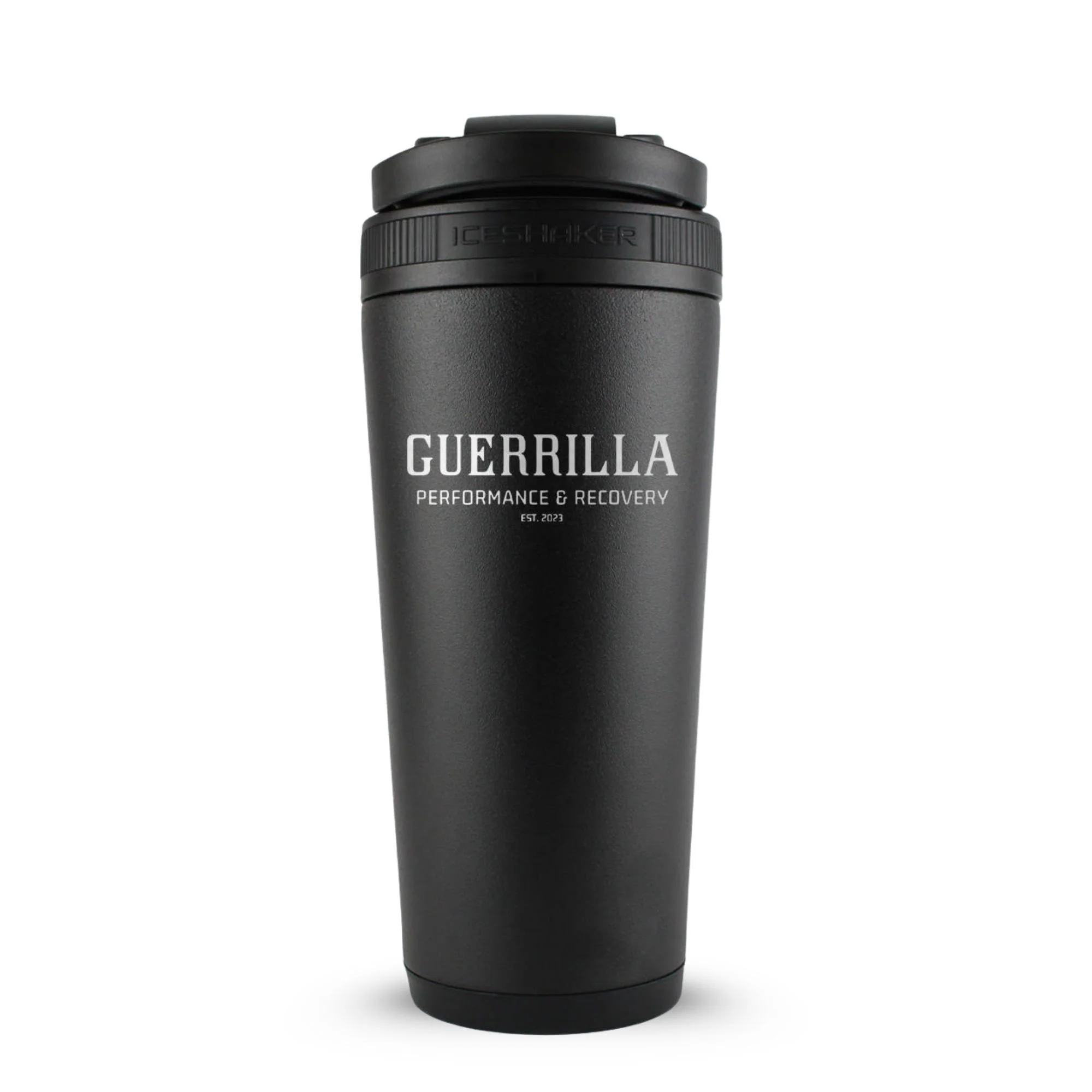 Custom Guerrilla Performance & Recovery 26oz Ice Shaker - Image 8