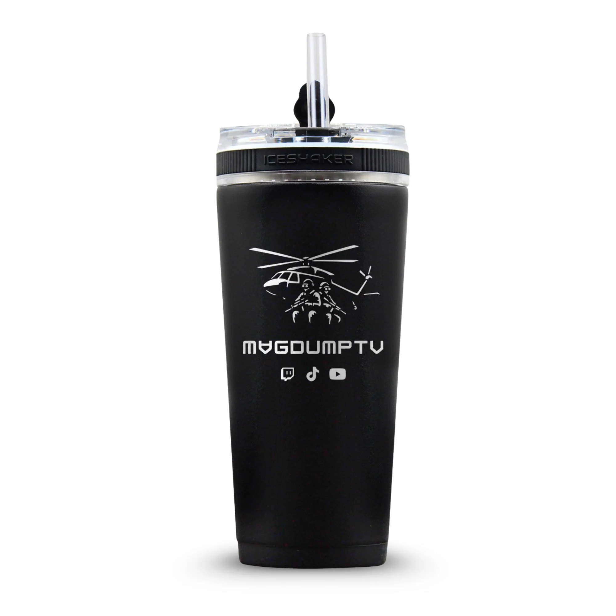 Custom MagDumpTV Helicopter 26oz Flex Bottle - Image 7