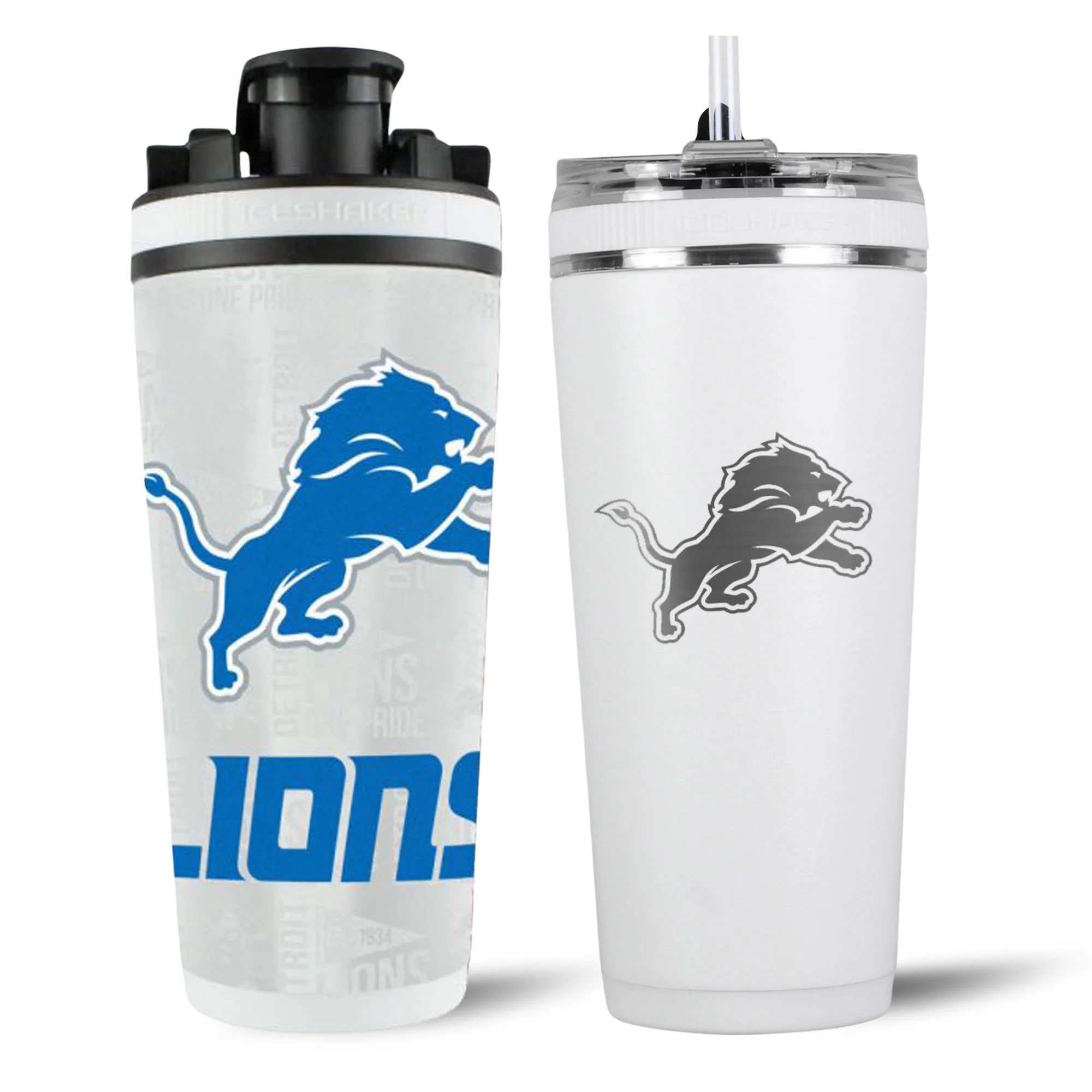 Detroit Lions 4D Shaker & Flex Bottle Bundle - Image 2