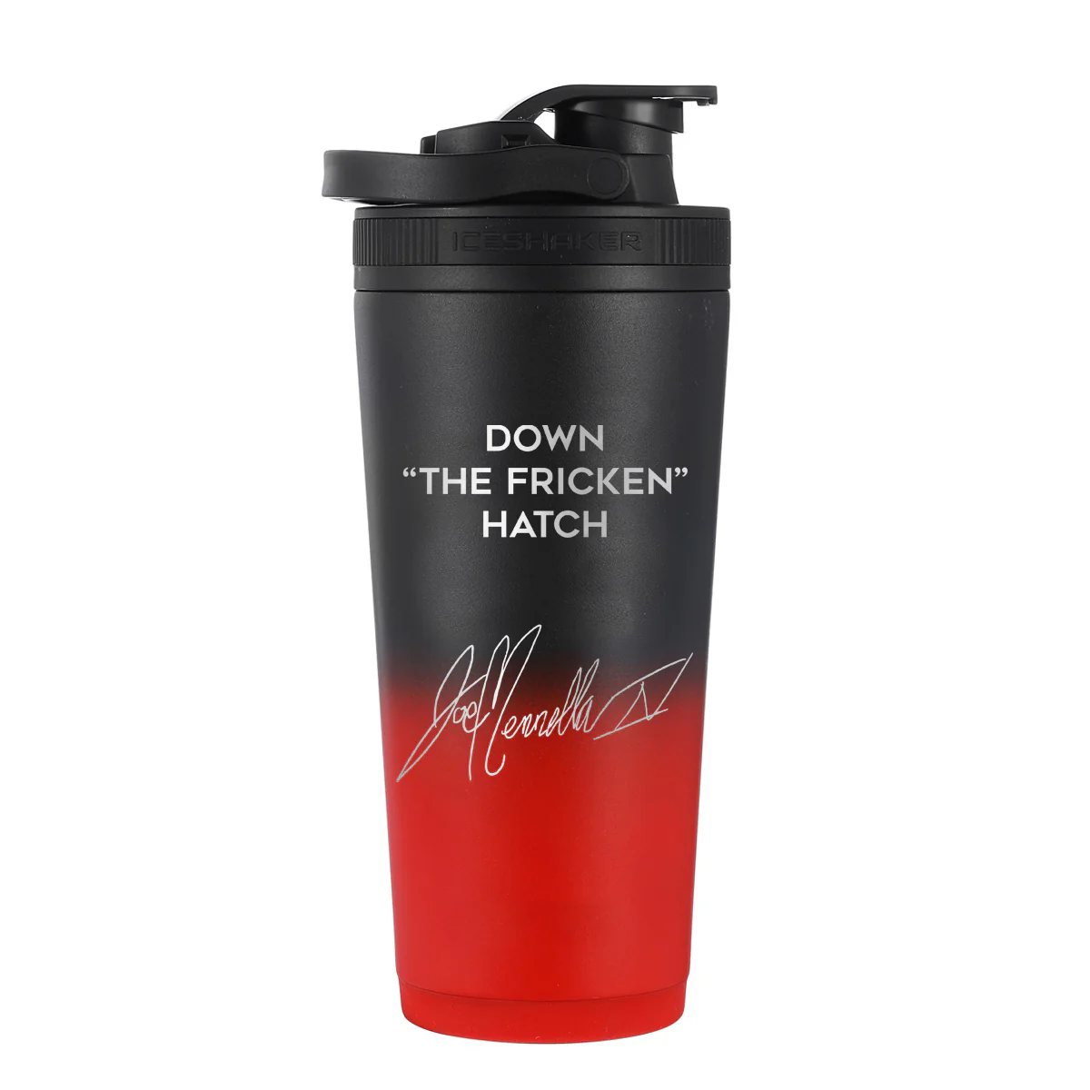 Down The Fricken Hatch Joseph Mennella Signature Series Custom 26oz Ice Shaker - Image 3