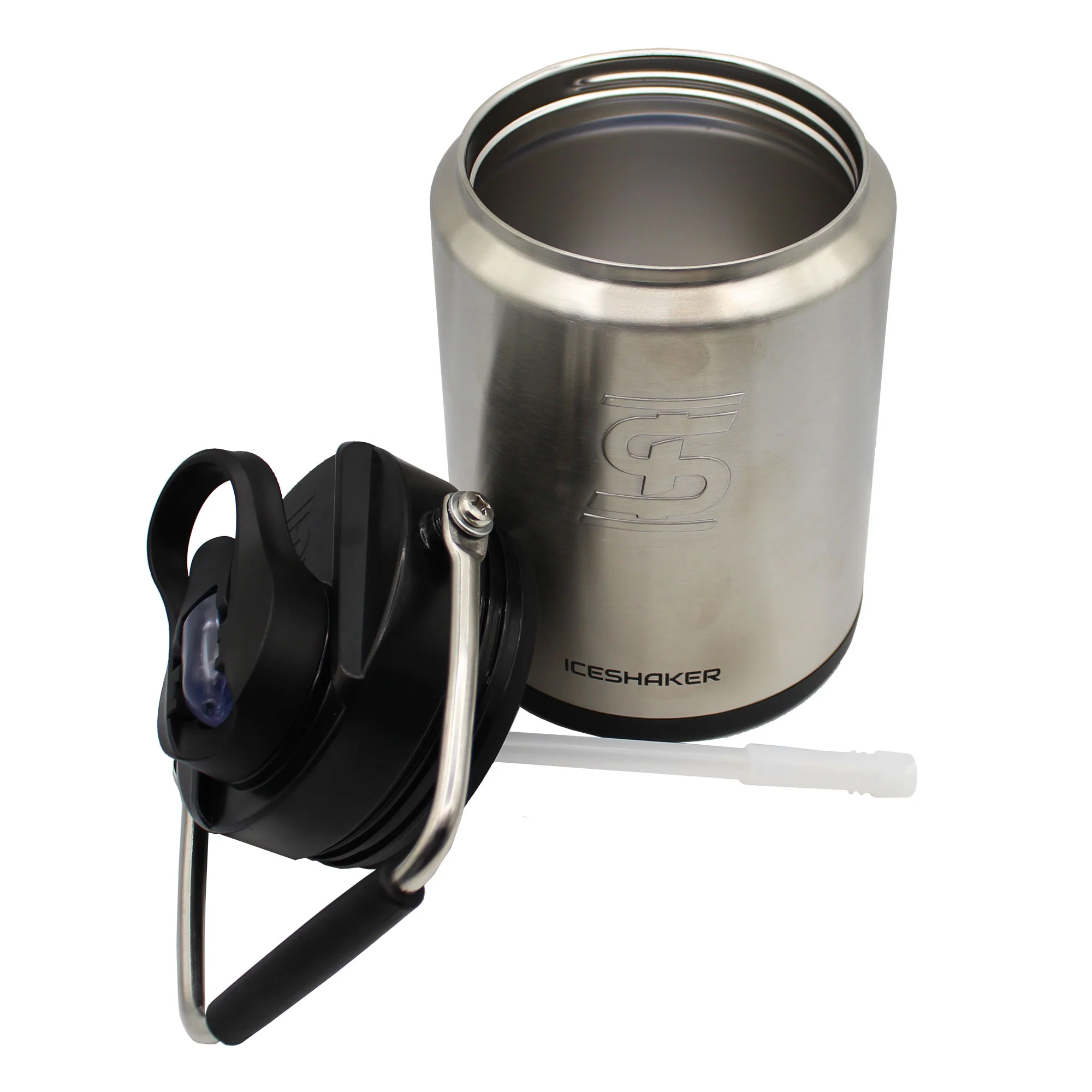 Half Gallon Jug with Silicone Base - Stainless Steel - Image 2