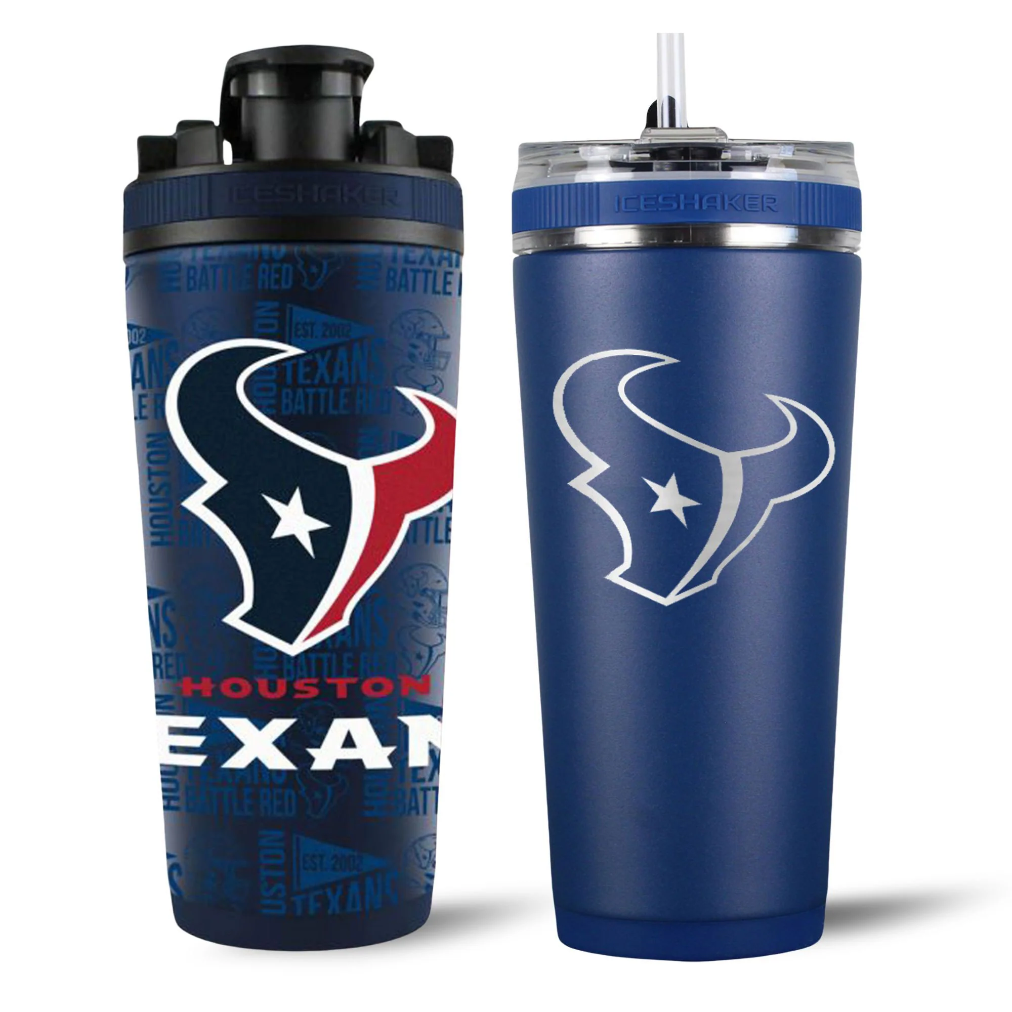Houston Texans 4D Shaker & Flex Bottle Bundle - Image 2