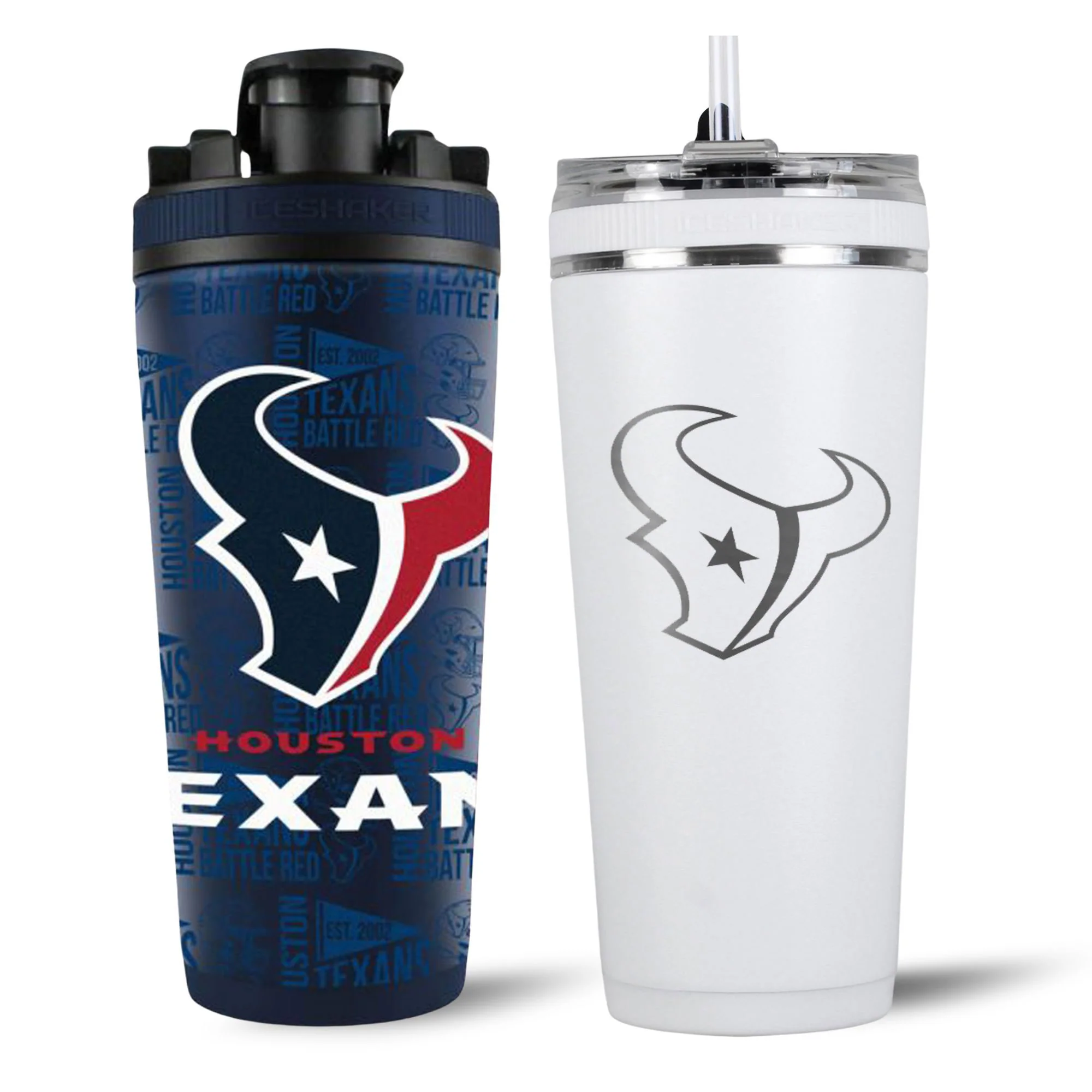 Houston Texans 4D Shaker & Flex Bottle Bundle - Image 3
