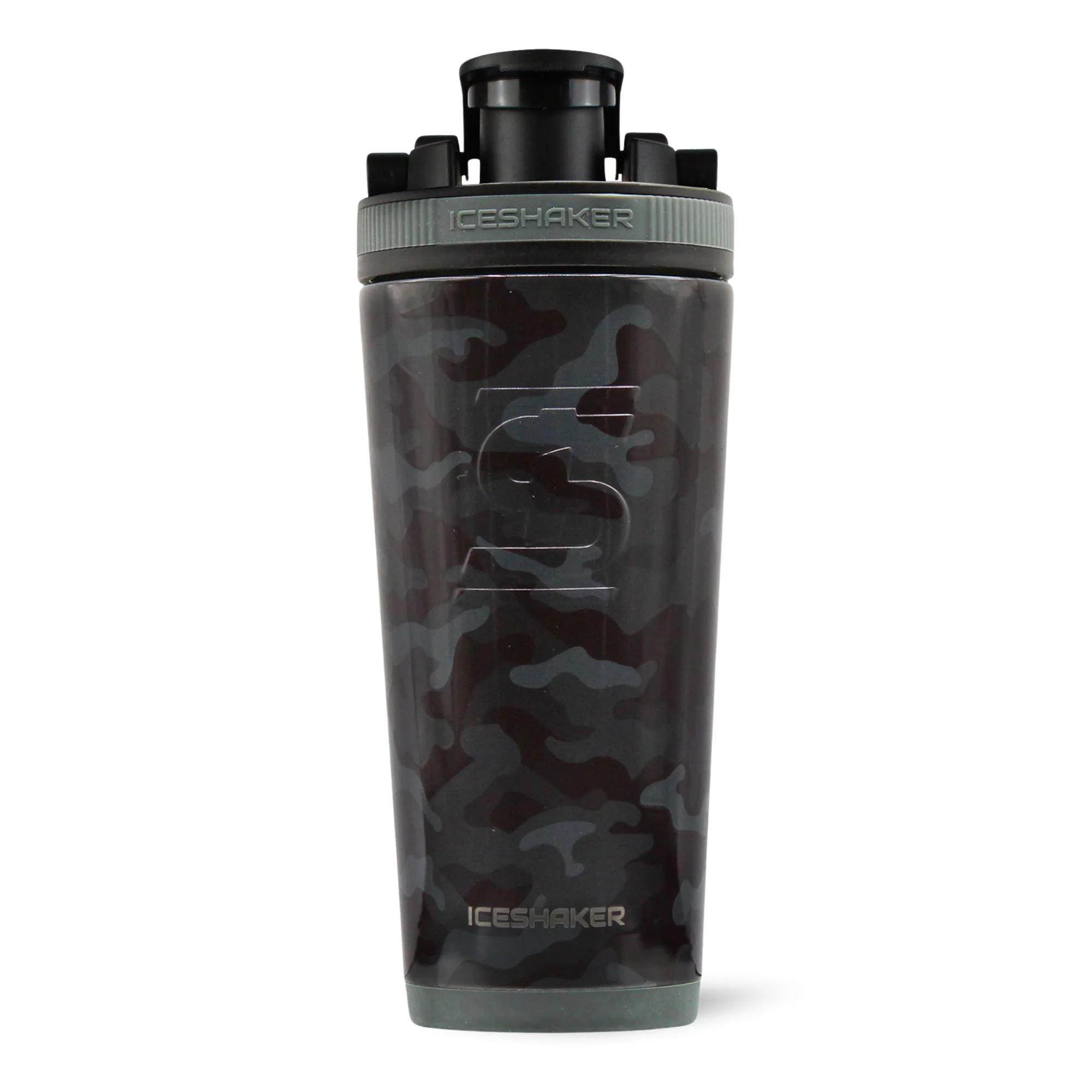 Ice Shaker 4D Series 26oz Shaker Bottle - Black Camo - Image 4