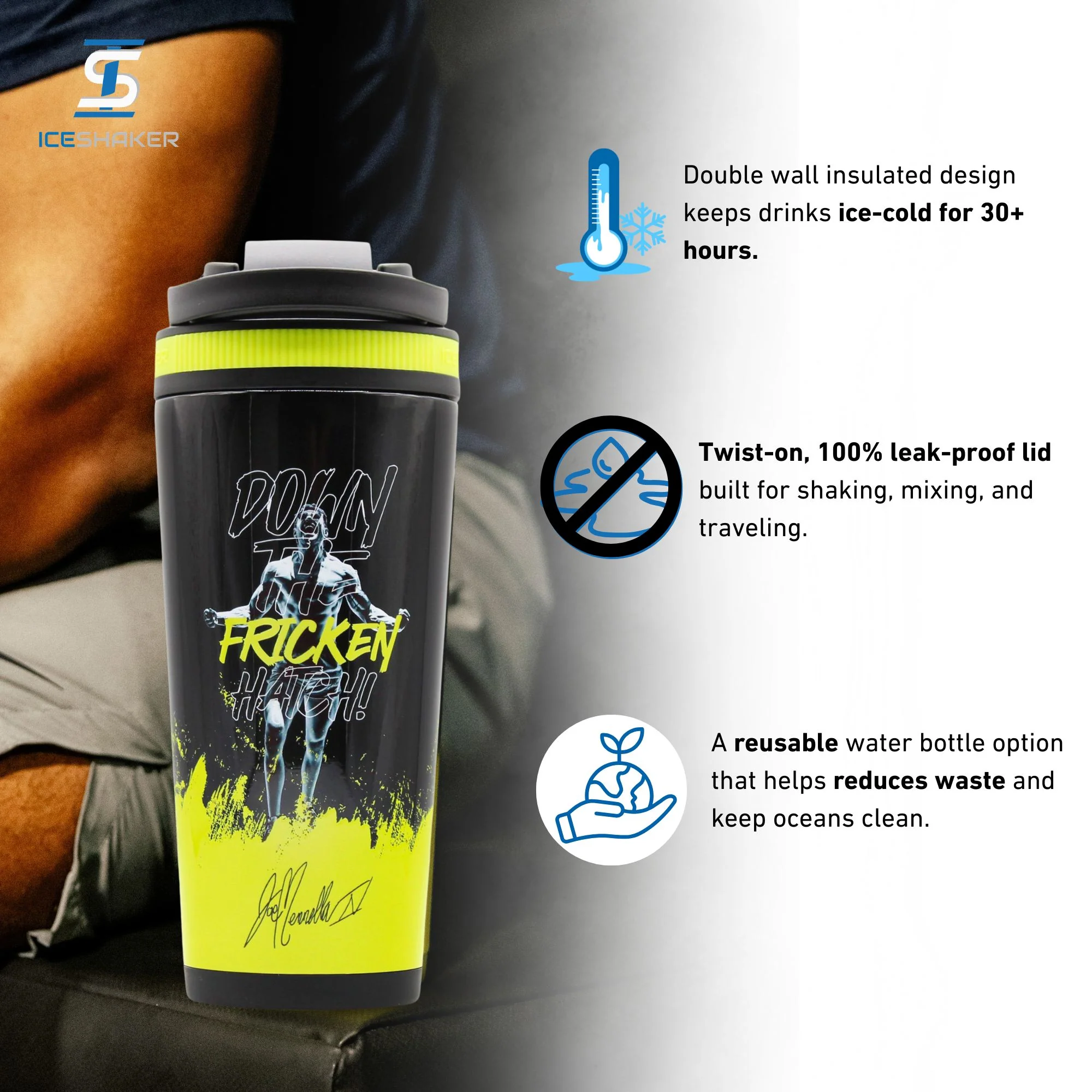 26oz Ice Shaker - Down The Hatch - Image 3