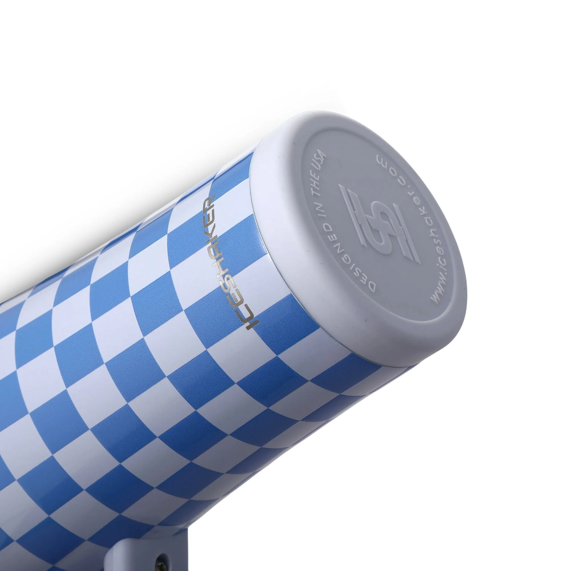40oz Legend Series Shaker Bottle - Blue Checkers - Image 6