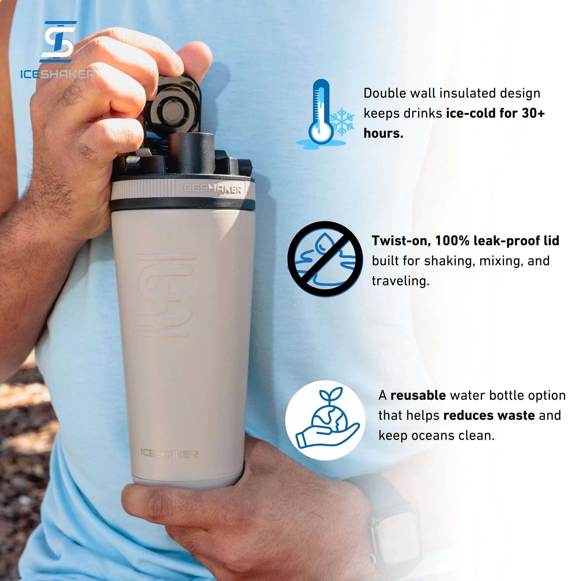 26oz Ice Shaker - Java - Image 3