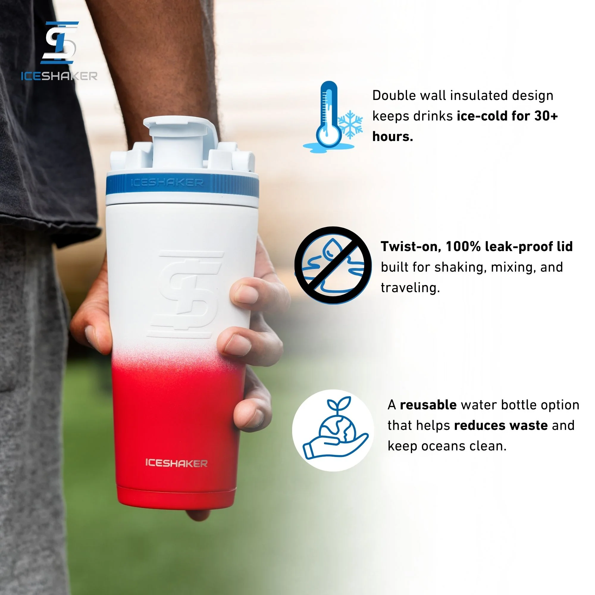 26oz Ice Shaker - USA - Image 3