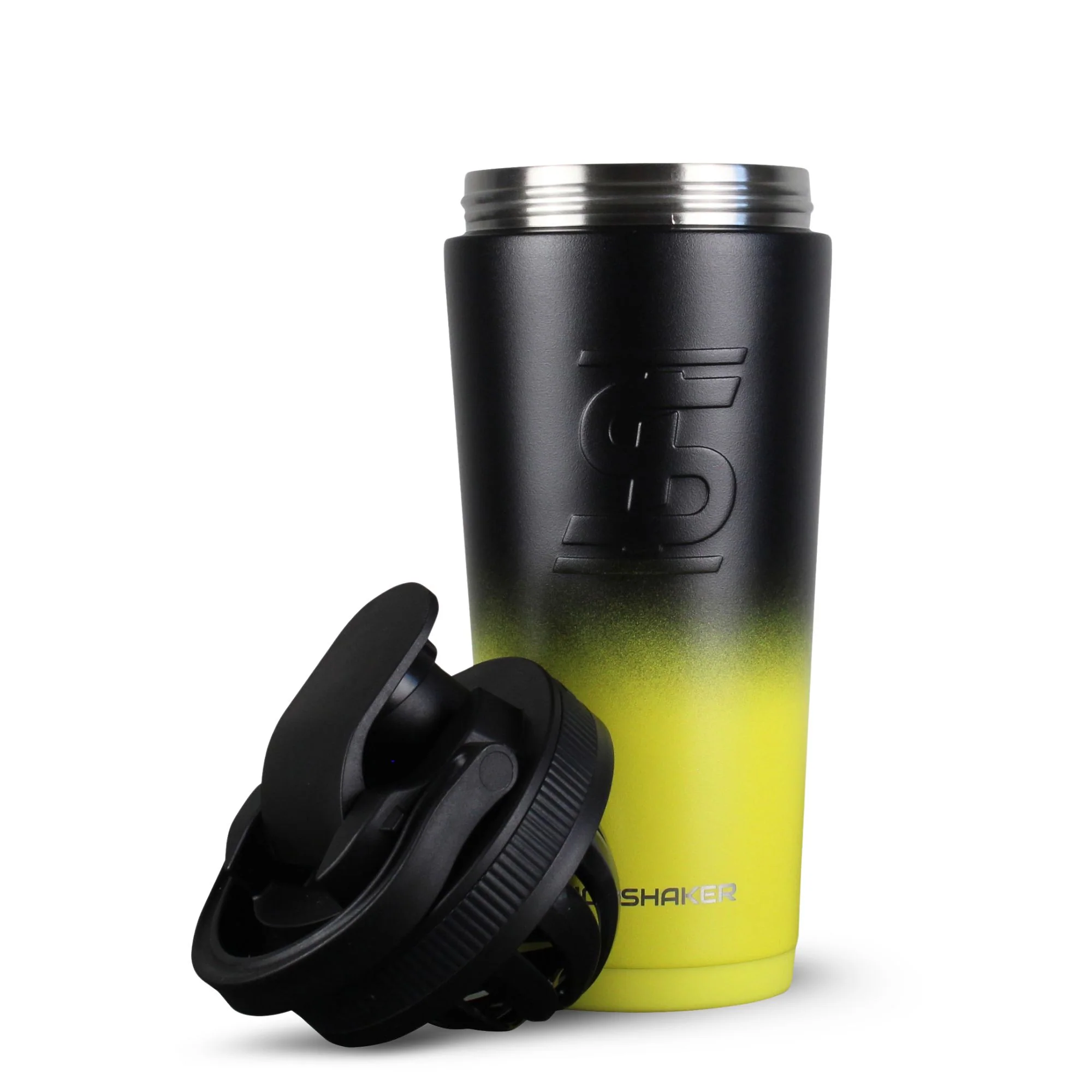 26oz Ice Shaker - Yellow Black Ombre - Image 2
