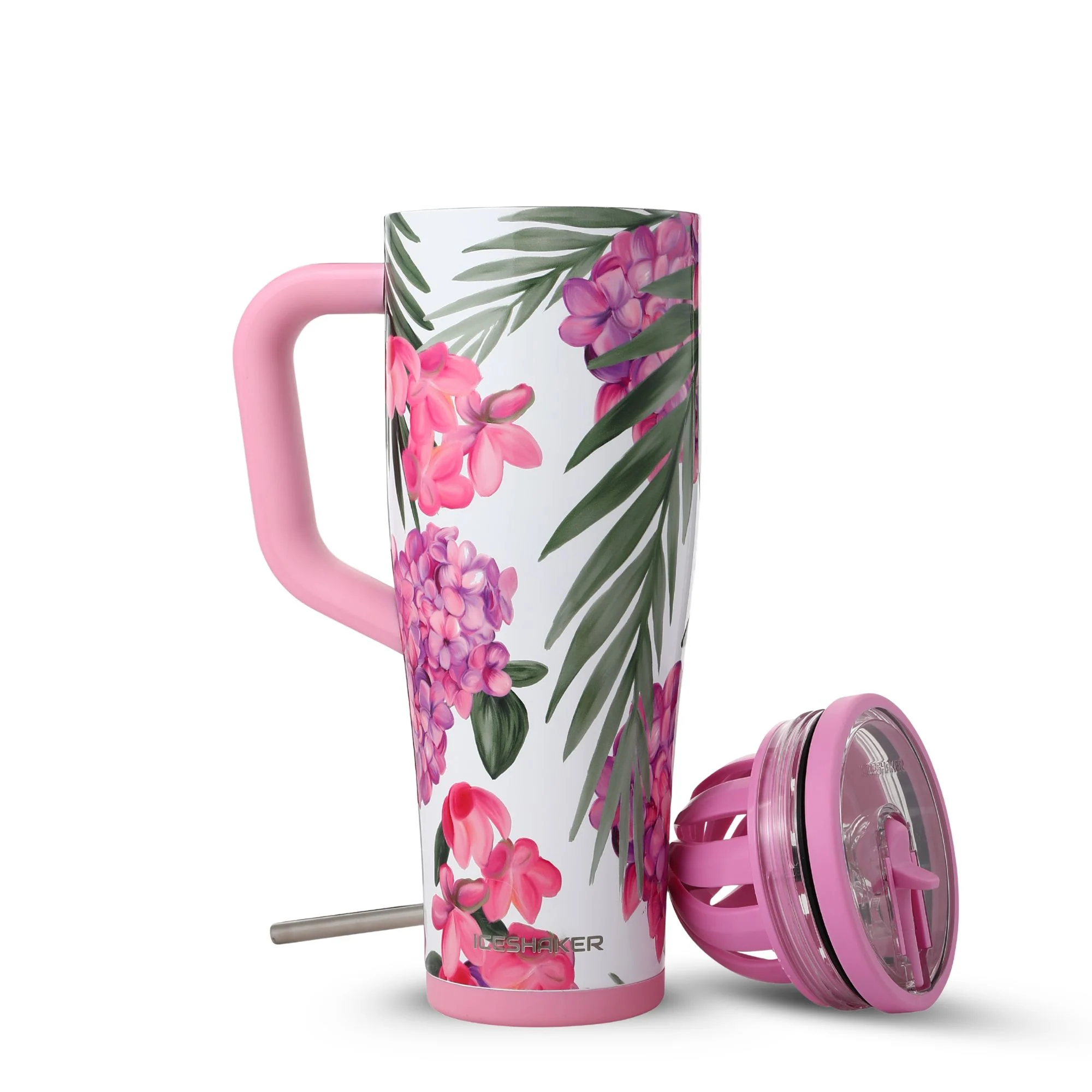 40oz Legend Series Shaker Bottle - Pink Hydrangea - Image 5