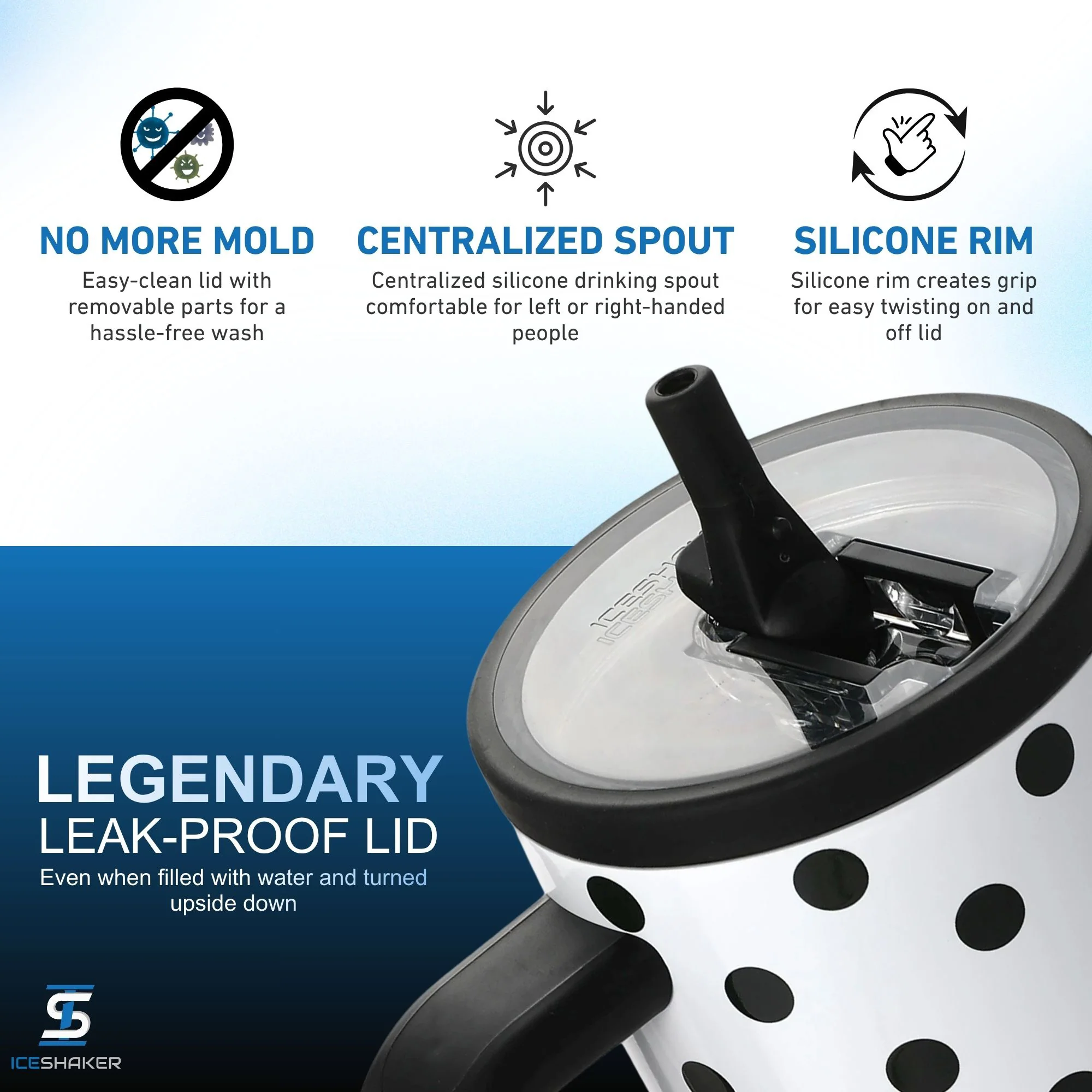 Ice Shaker Legend Series Stainless Steel Shaker Bottles - Image 189