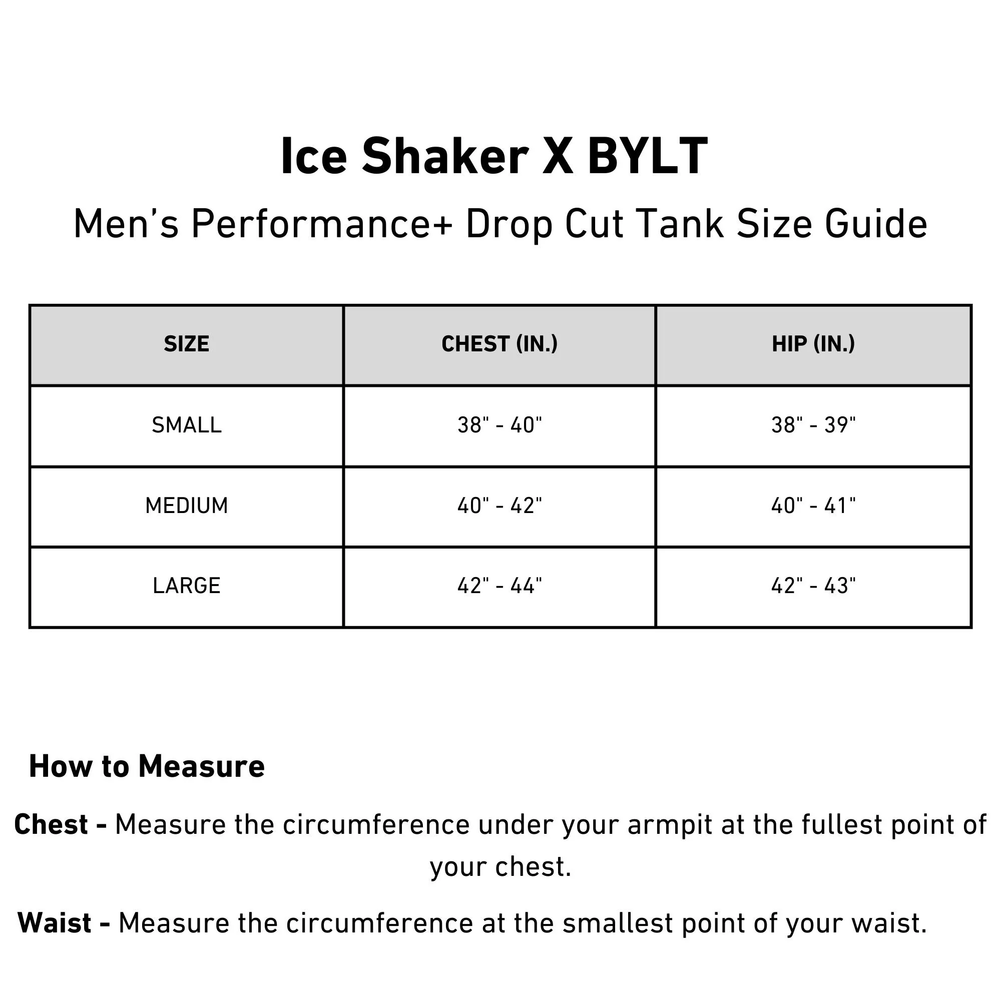 Ice Shaker X BYLT Men's Performance+ Drop Cut Tank - Image 2