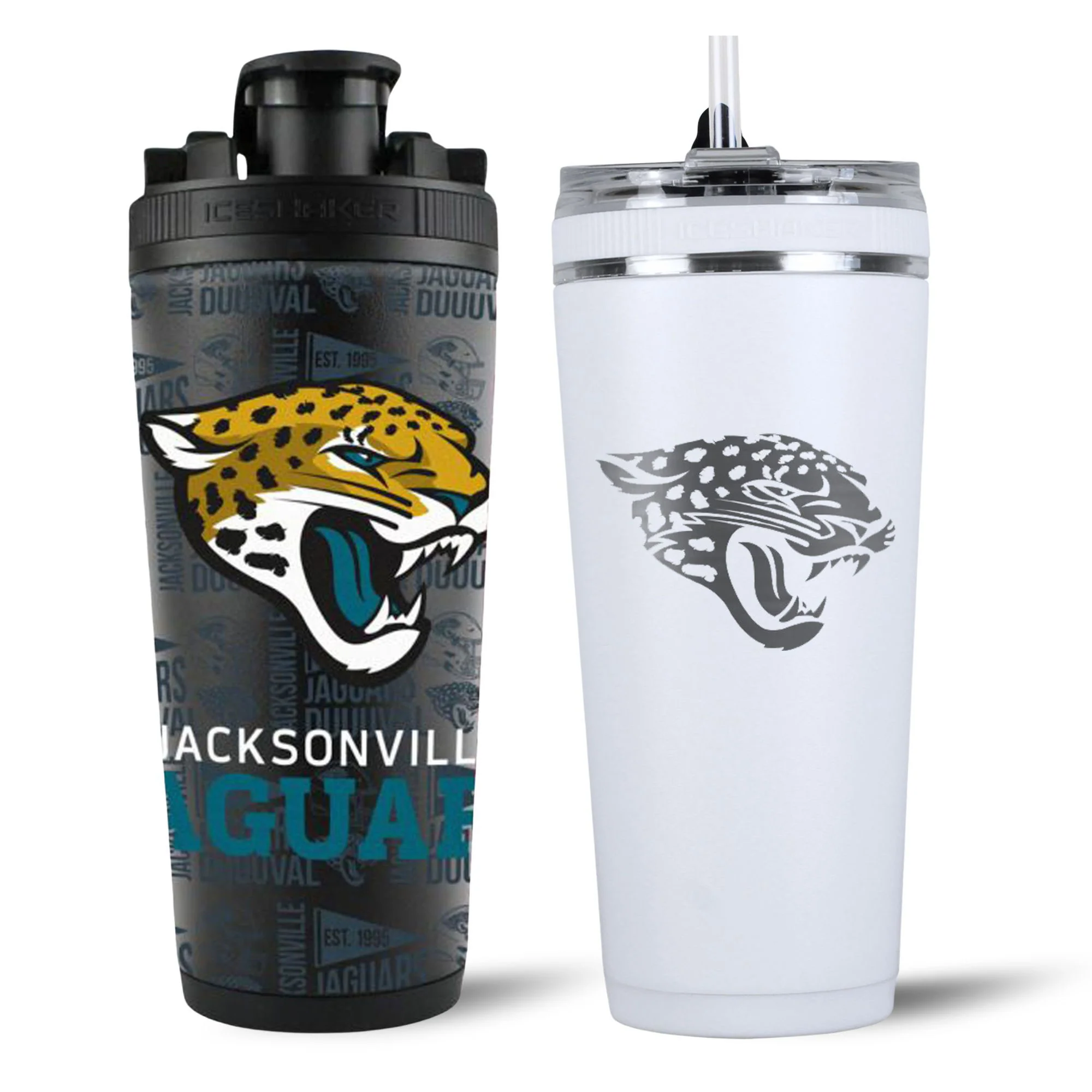 Jacksonville Jaguars 4D Shaker & Flex Bottle Bundle - Image 2