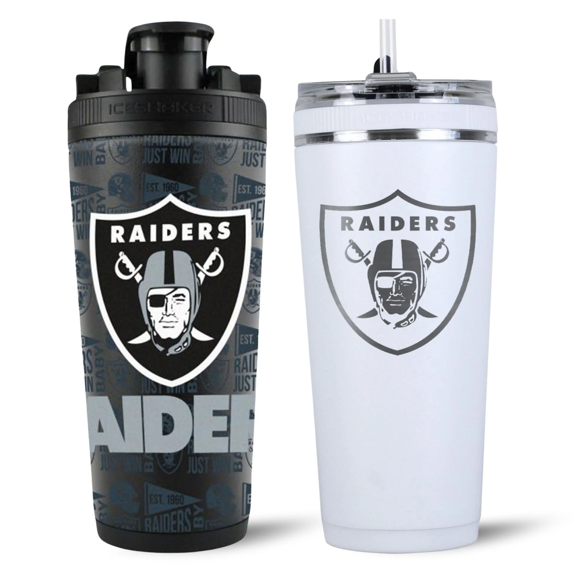 Las Vegas Raiders 4D Shaker & Flex Bottle Bundle - Image 2