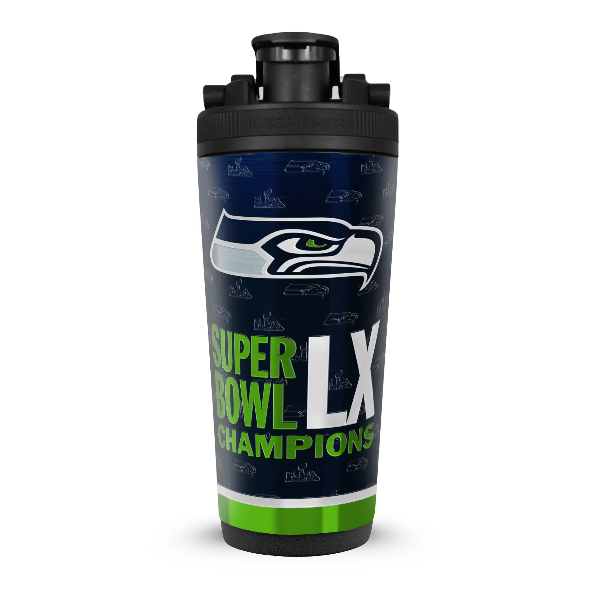 Seattle Seahawks Superbowl LX Champions 26oz Ice Shaker - Image 19