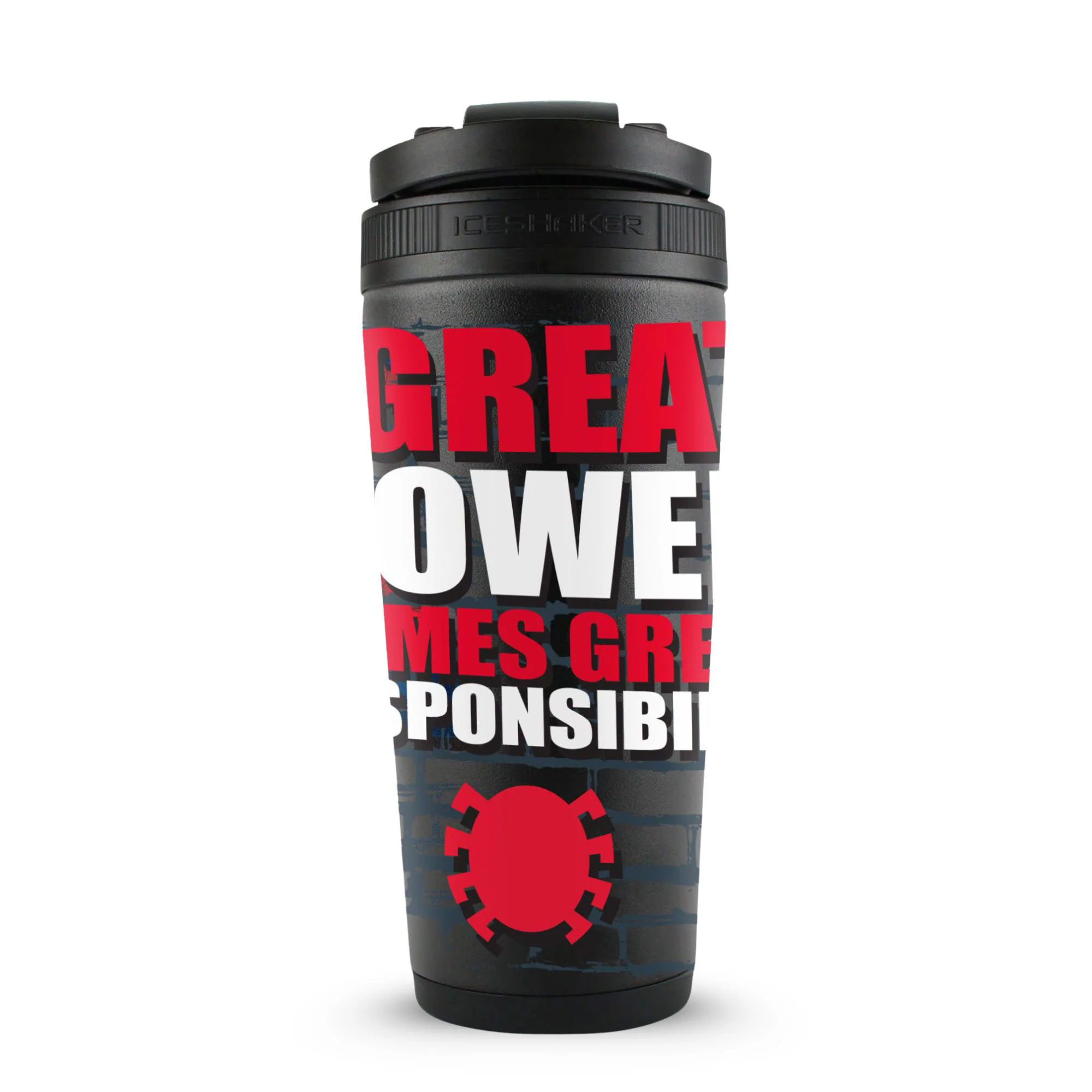 Marvel Spiderman "With Great Power.." 4D Ice Shaker - Image 3