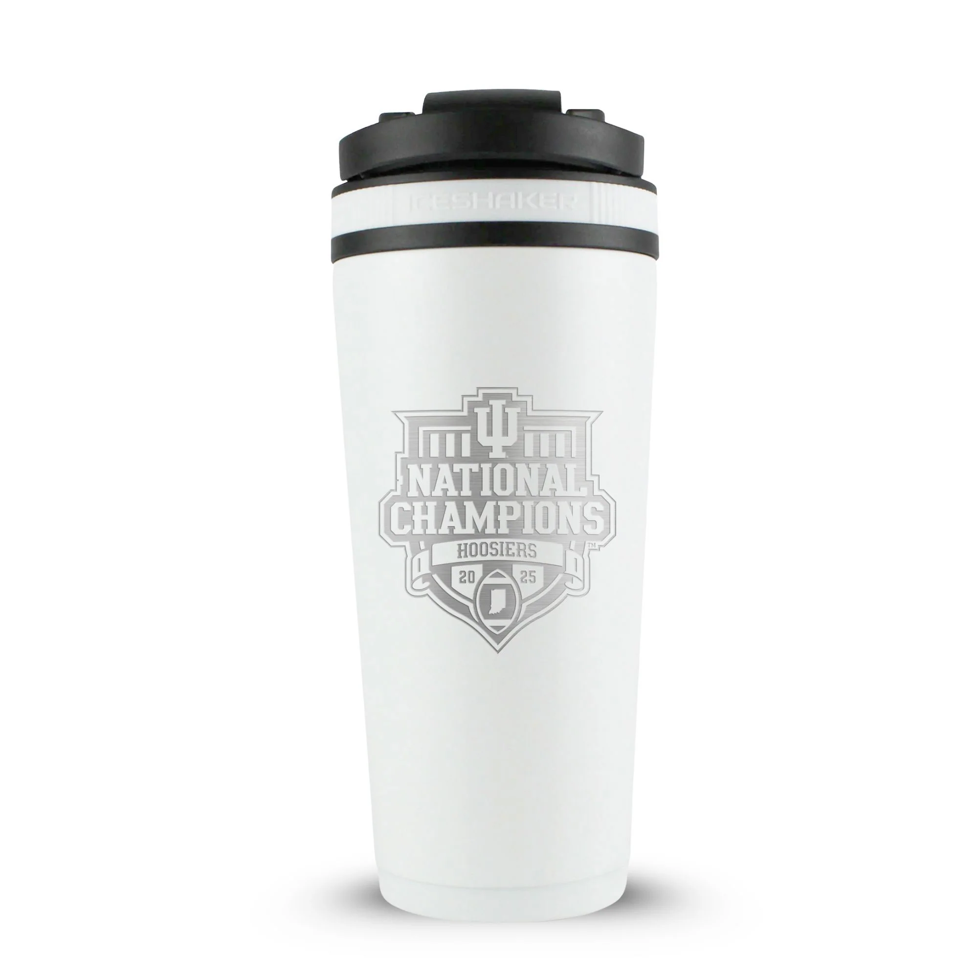 Official NCAA 2025 Indiana Hoosiers National Football Champions 26oz Ice Shaker - Image 8
