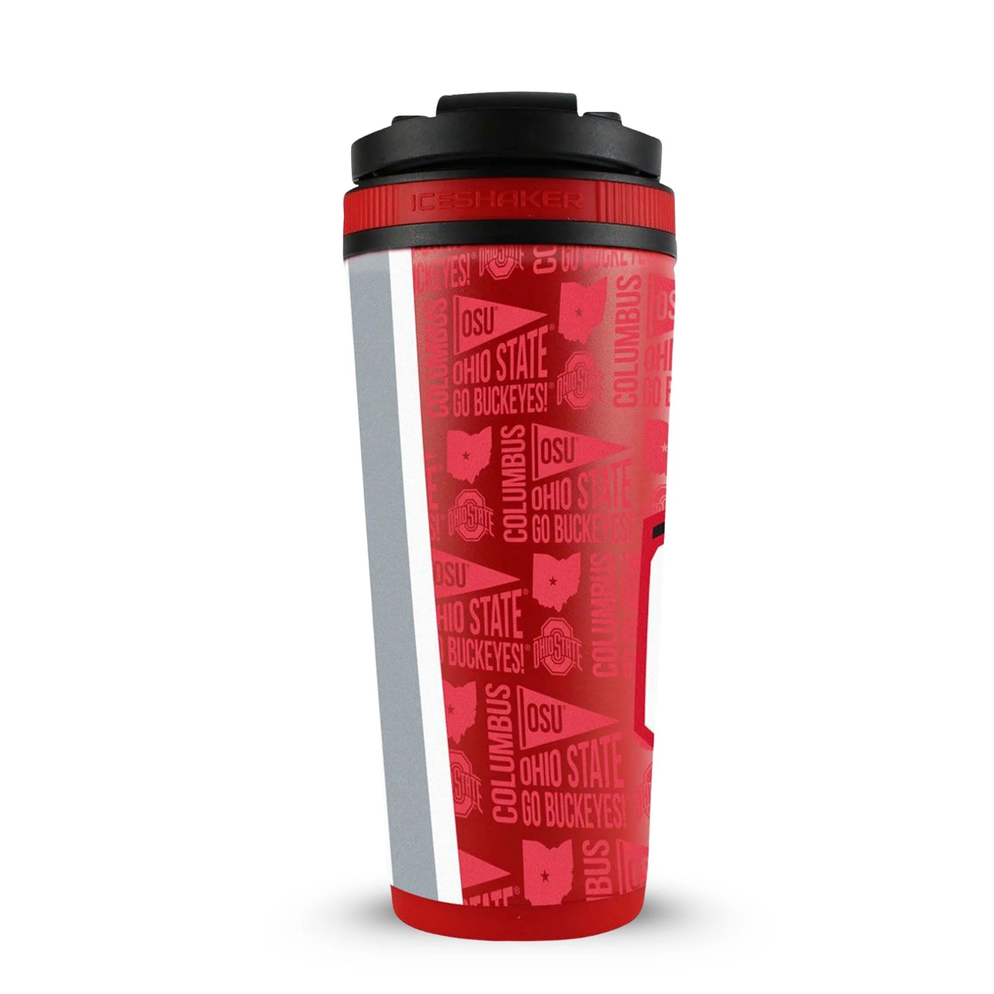Officially Licensed Ohio State Buckeyes 4D Ice Shaker - Image 3