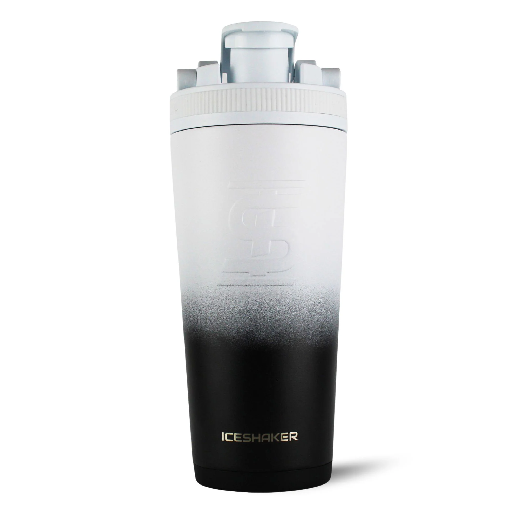 Officially Licensed Minnesota Vikings 26oz Ice Shaker - Black White Ombre - Image 4
