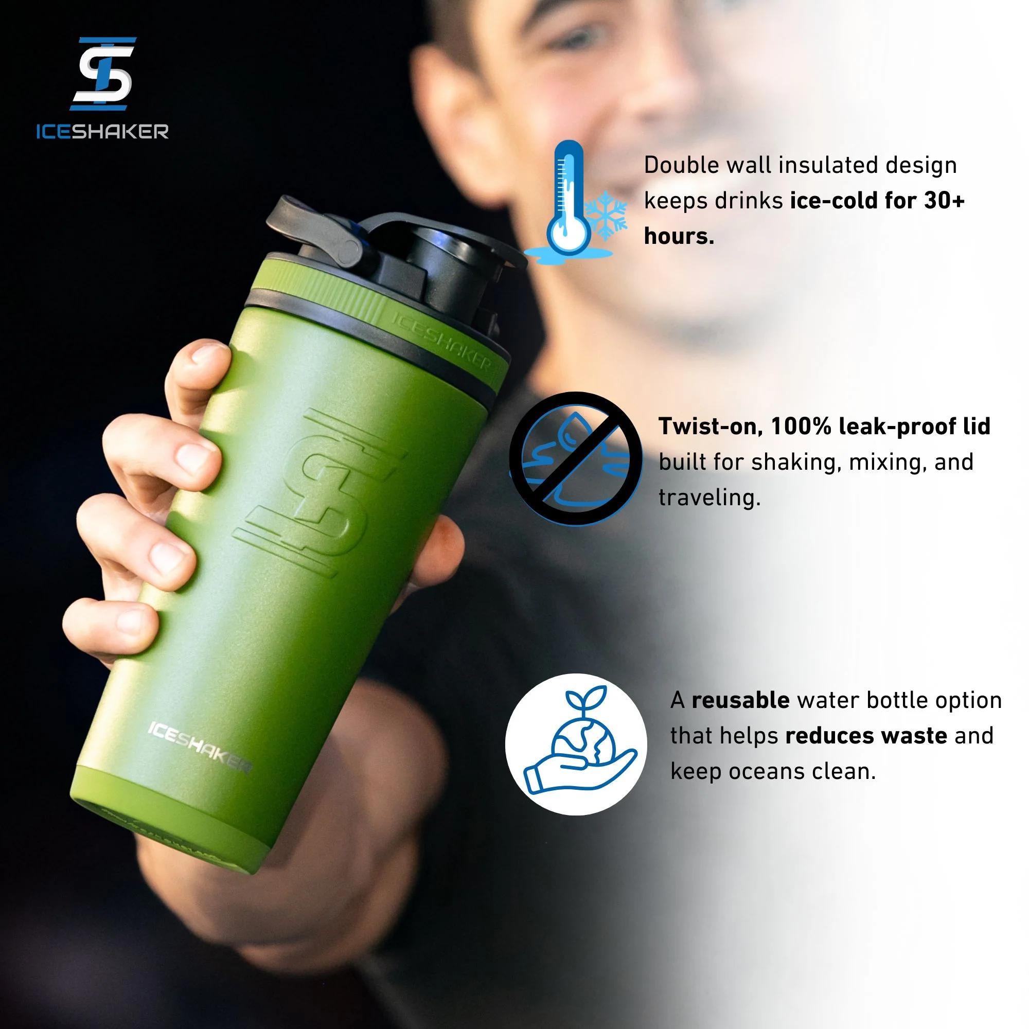 Officially Licensed Portland Timbers 26oz Ice Shaker - Image 3