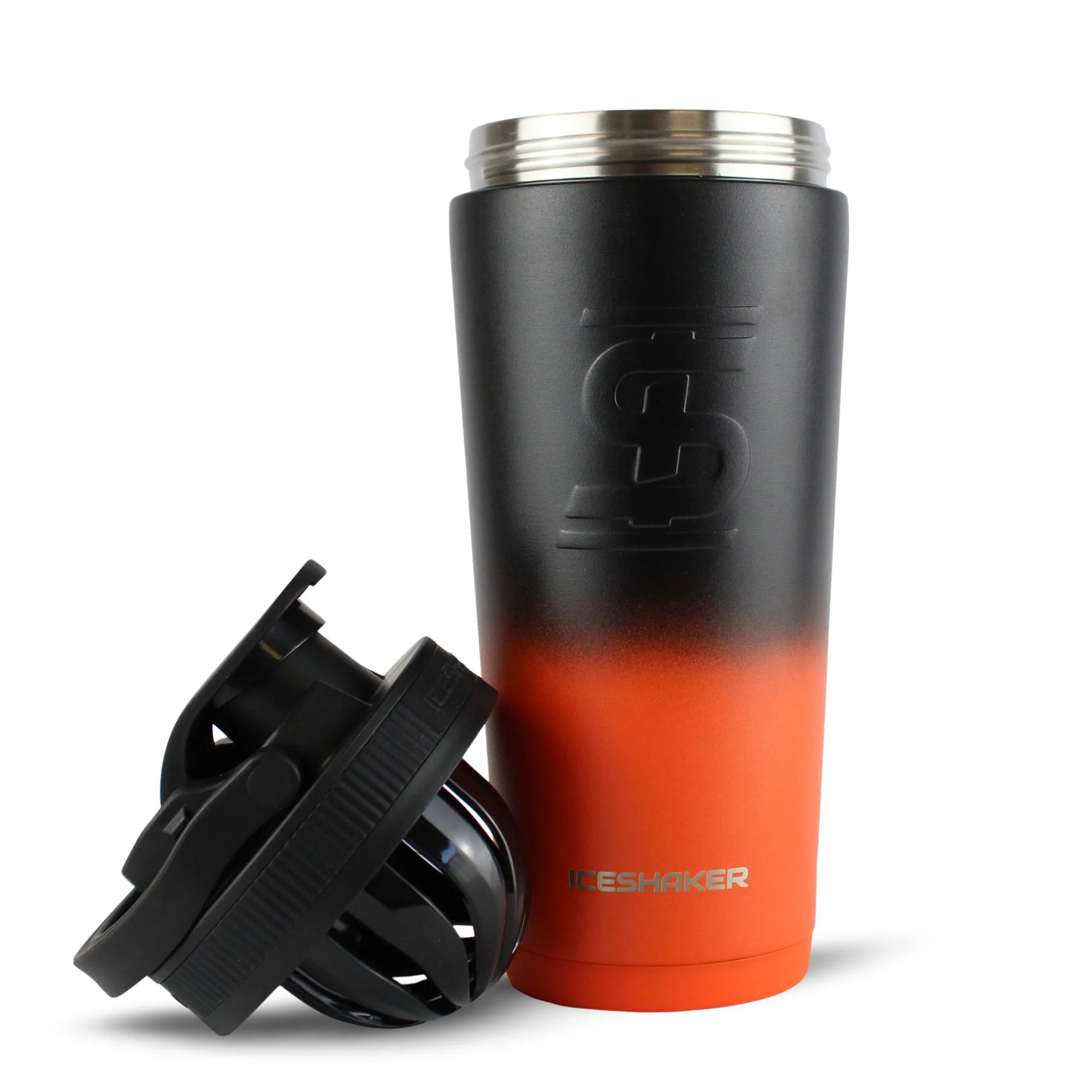 Orange Black Ombre 26oz Ice Shaker Bundle - Image 2