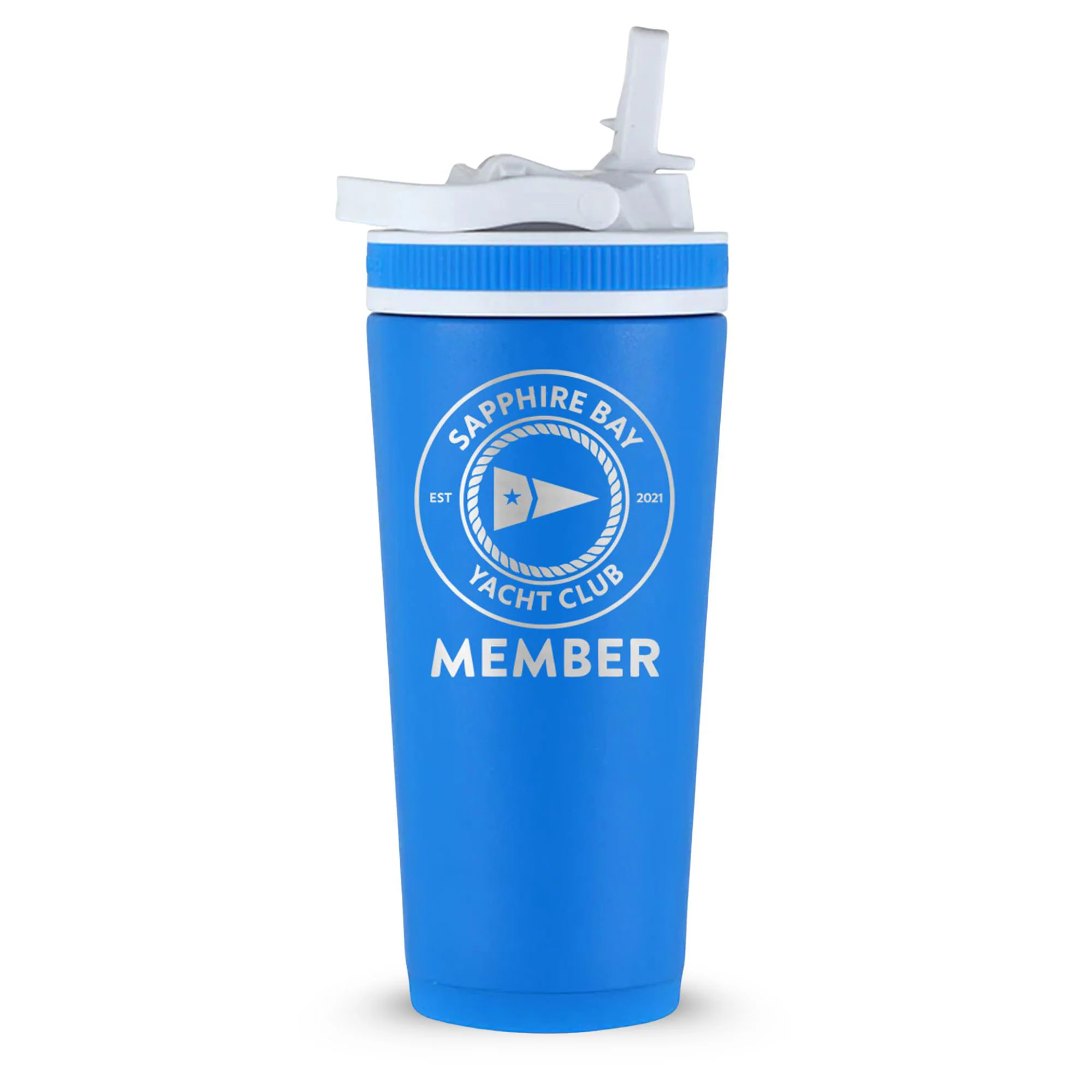 Sapphire Bay Marina Yacht Club Member Custom 26oz Sport Bottle - Image 5