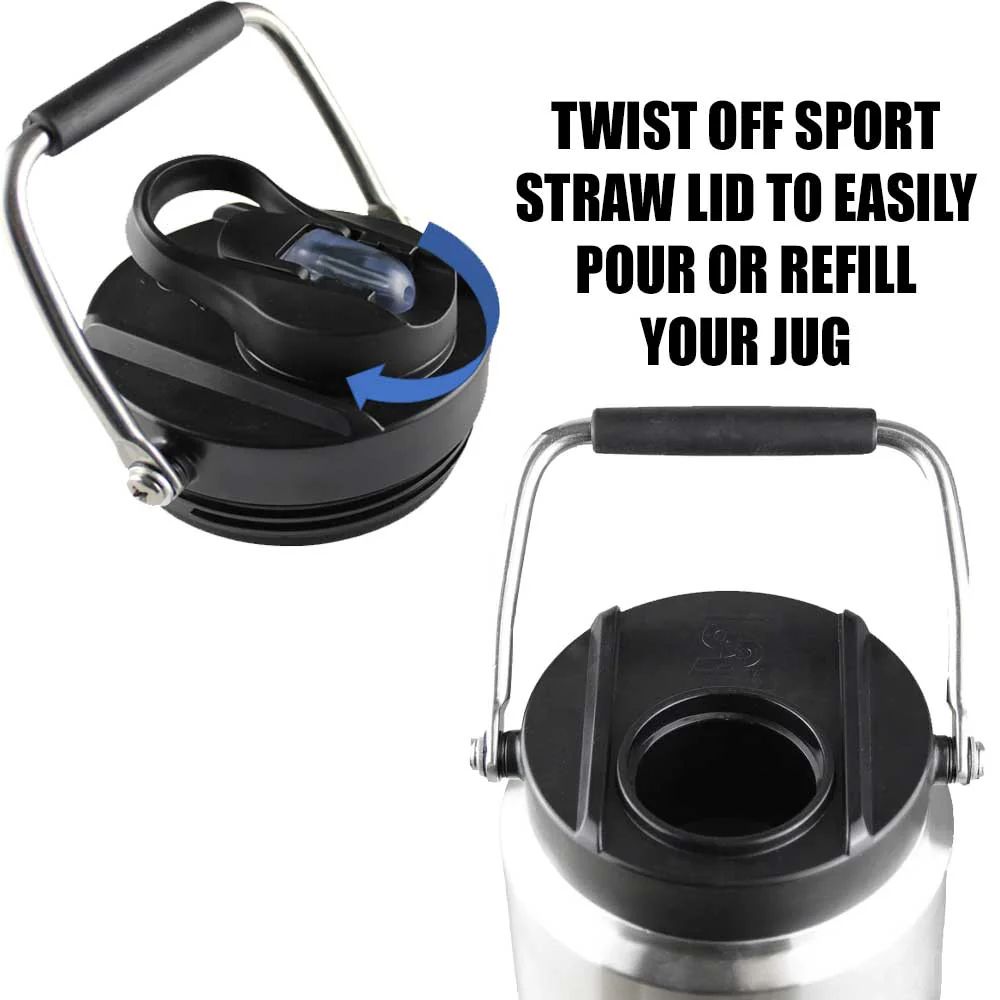 Southlake Dragons Youth Baseball Half Gallon Jug - Black - Image 4