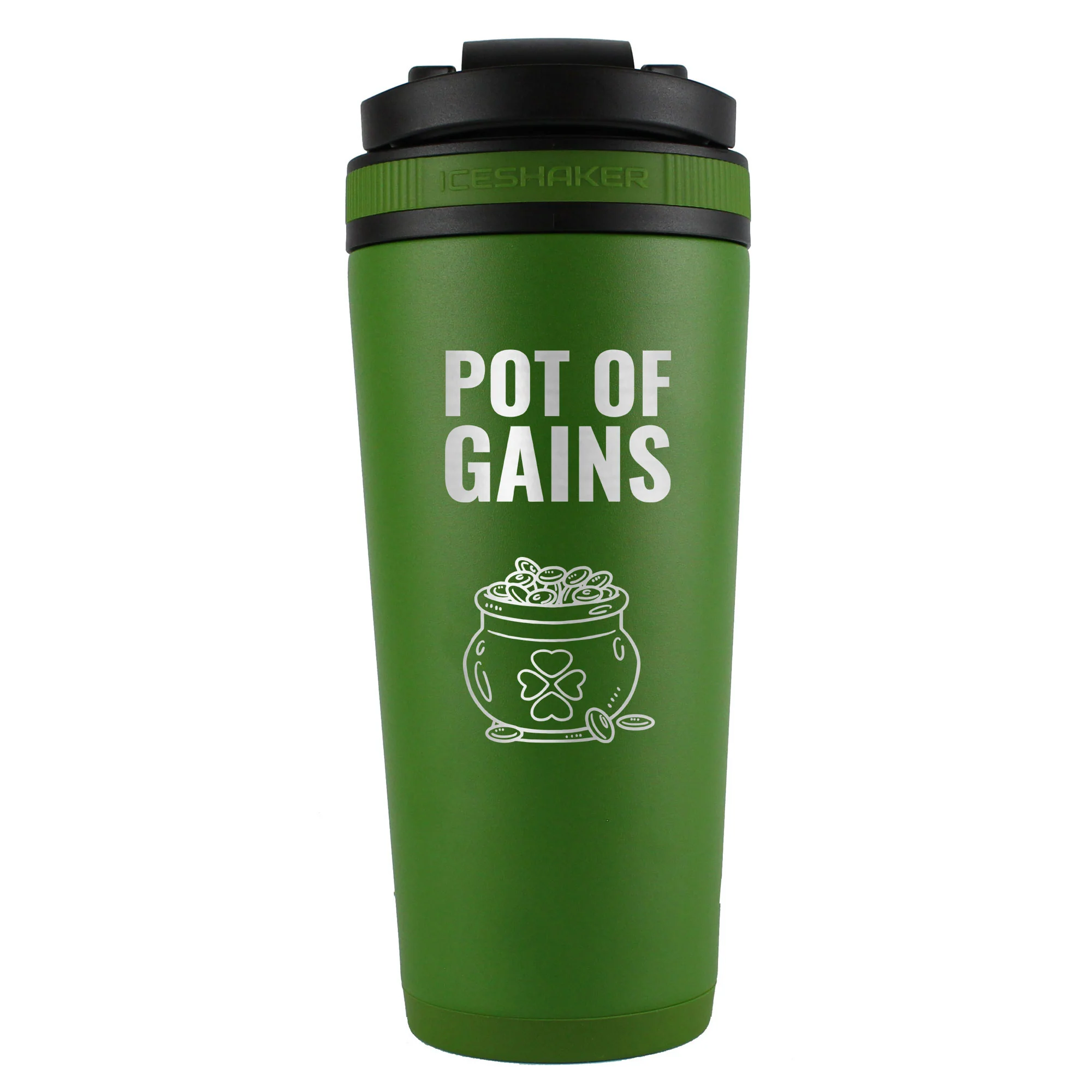 St. Patrick's Day Pot-O-Gains 26oz Ice Shaker - Image 2