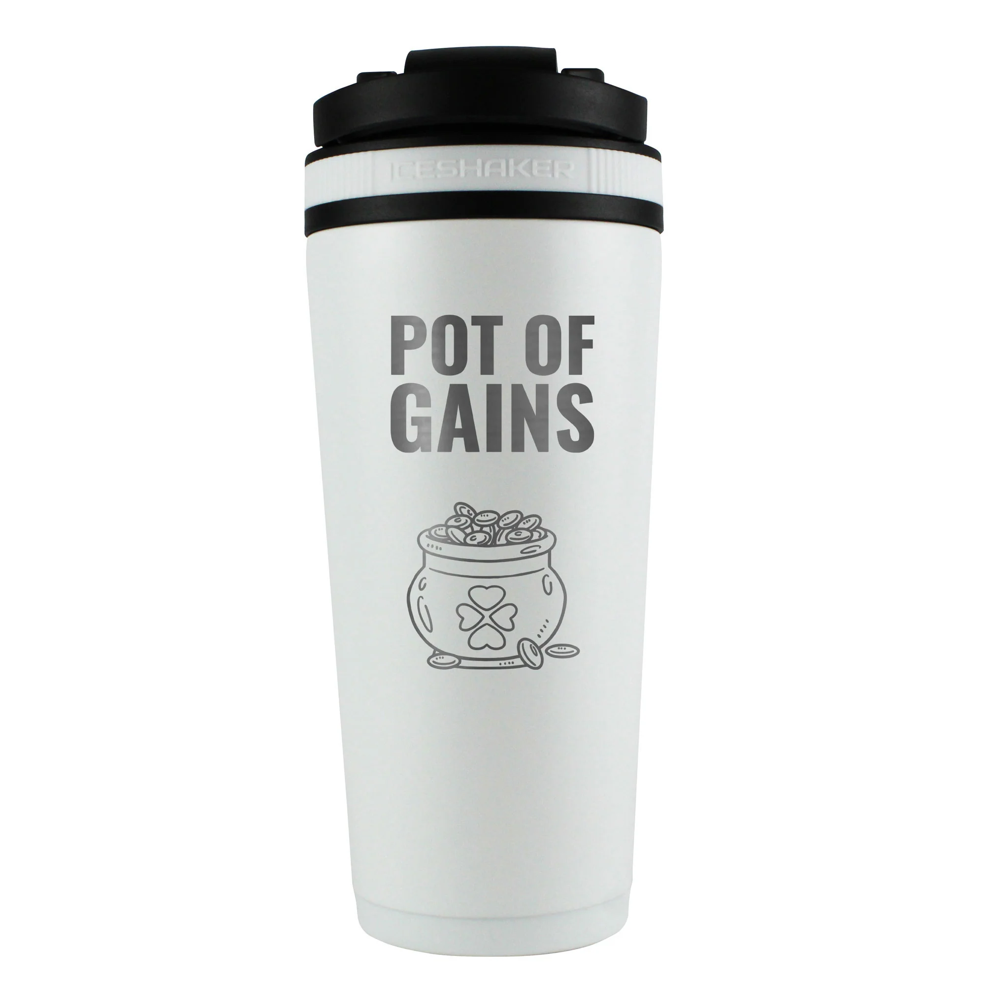 St. Patrick's Day Pot-O-Gains 26oz Ice Shaker - Image 3