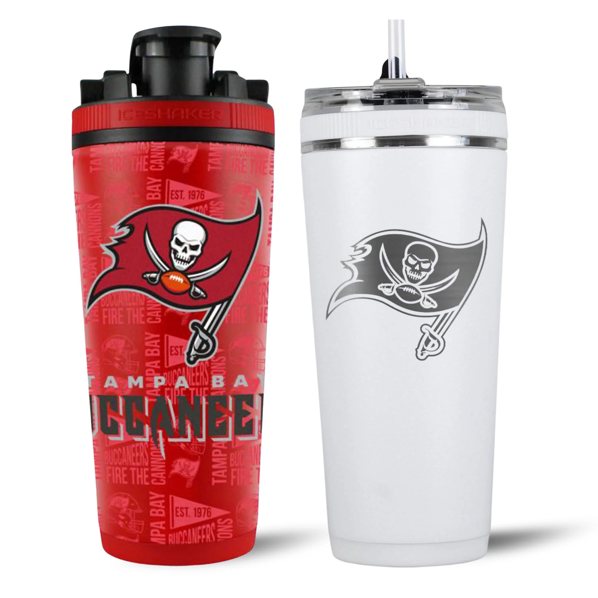 Tampa Bay Buccaneers 4D Shaker & Flex Bottle Bundle - Image 3