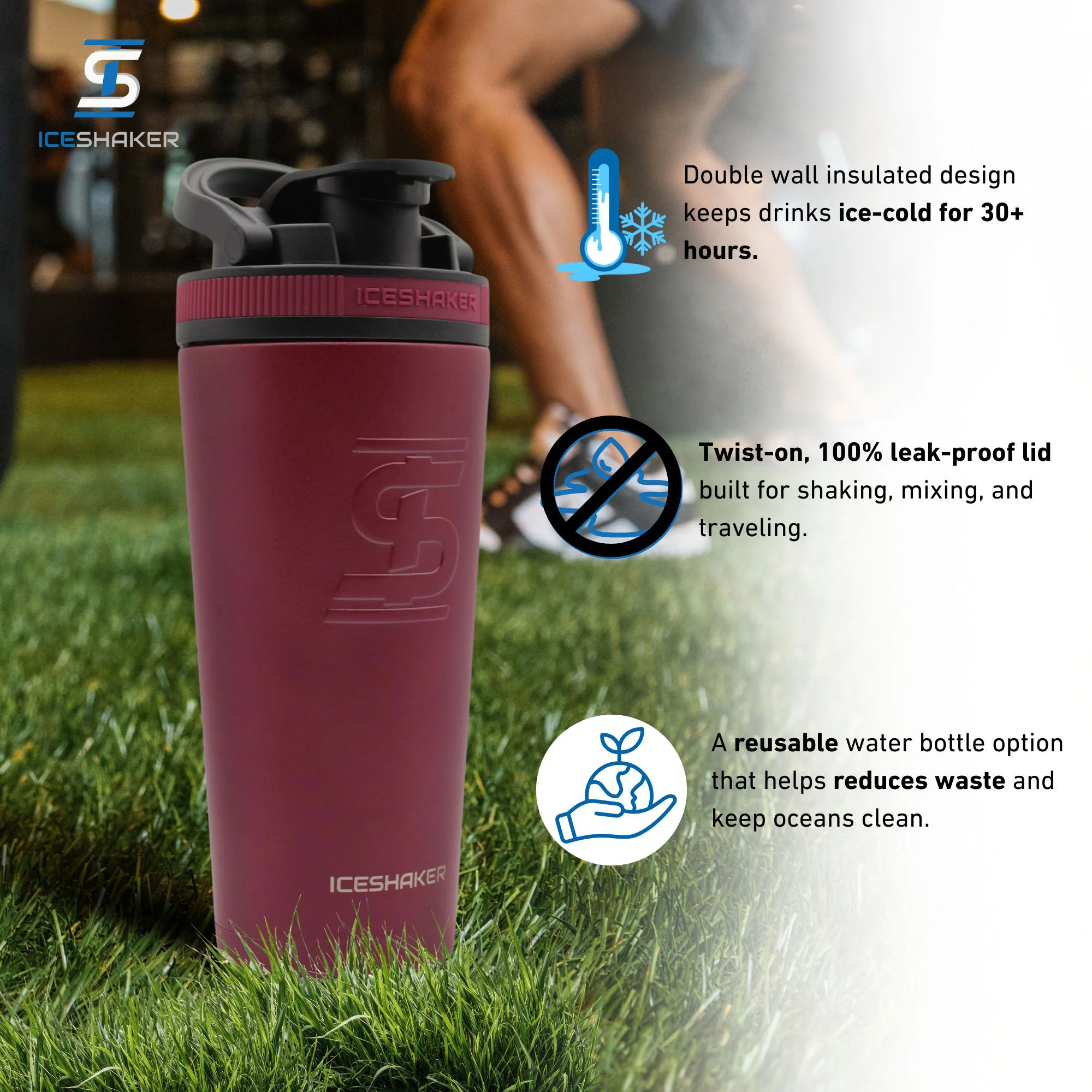 Whiskey Valor Foundation 26oz Ice Shaker - Image 3