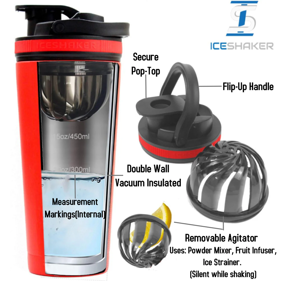 White Tiger Edition - Custom 26oz Ice Shaker Bottle - Image 3